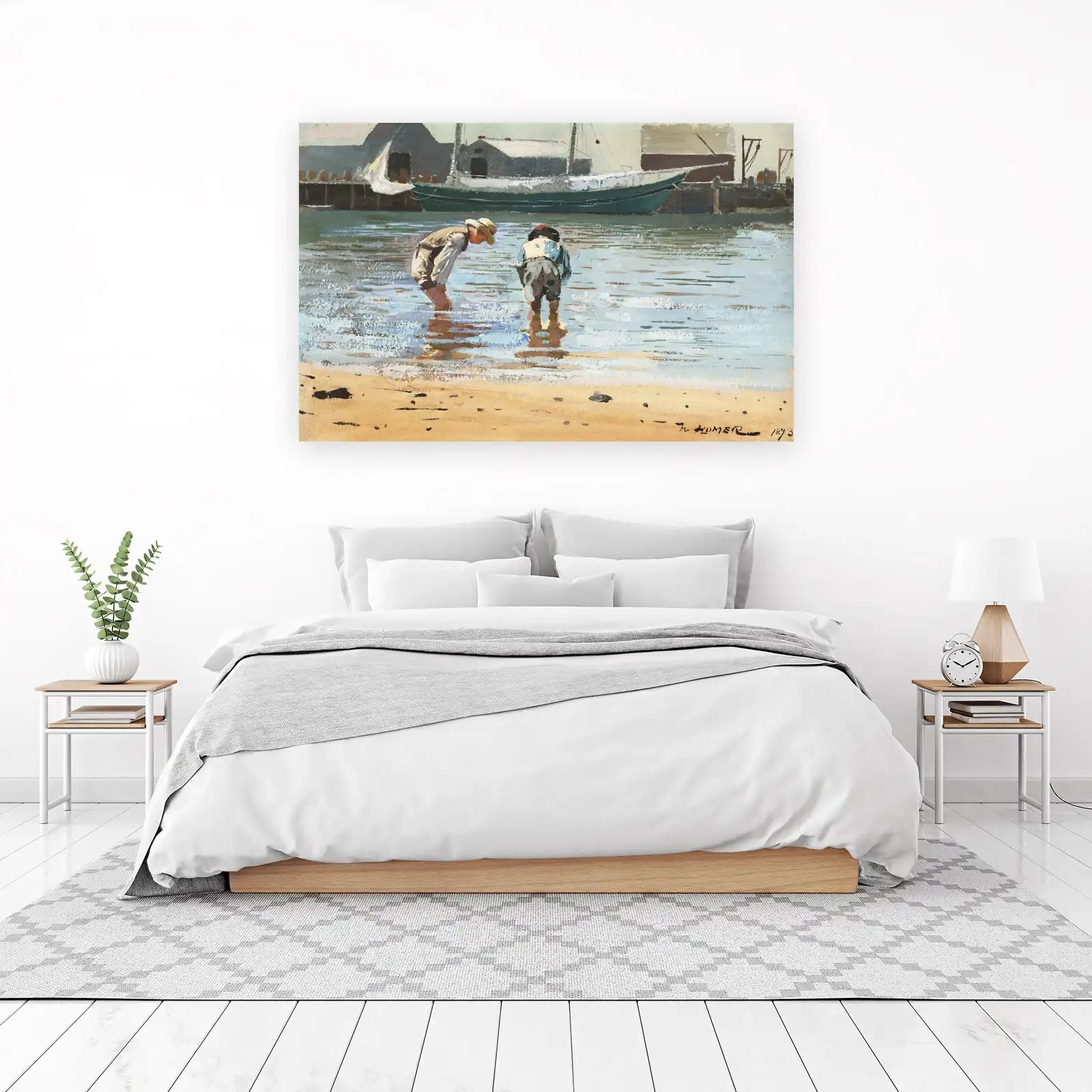 Winslow Homer Boys Fishing Wall Art