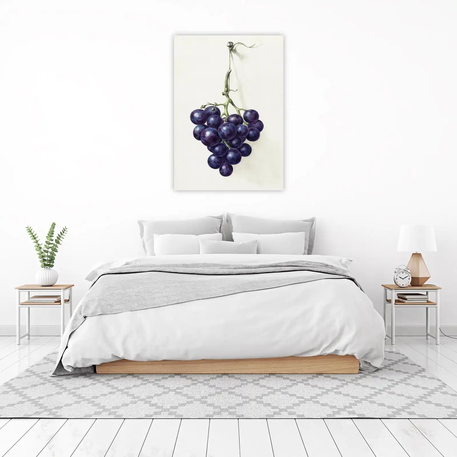 Vintage Grapes Botanical Wall Art Wall Art