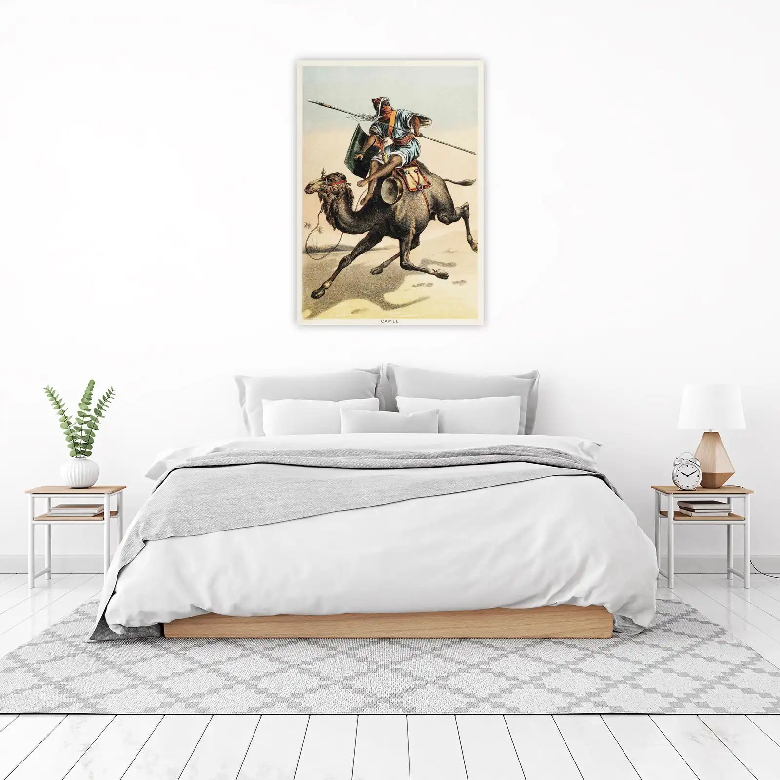 Desert Warrior Camel Rider Wall Art