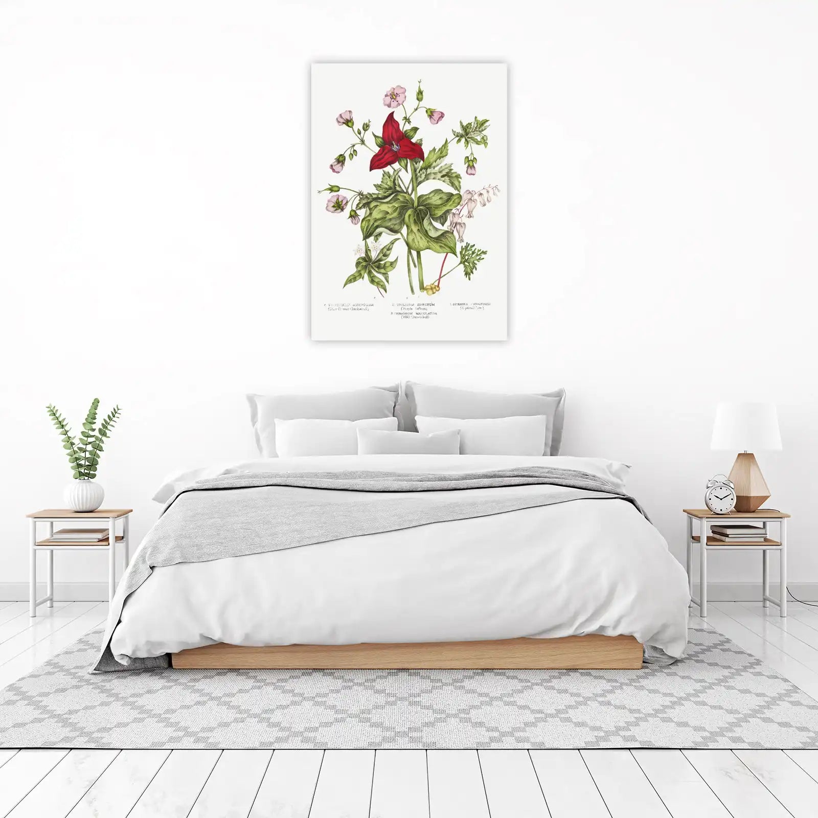 Vintage Botanical Floral Still Life Wall Art
