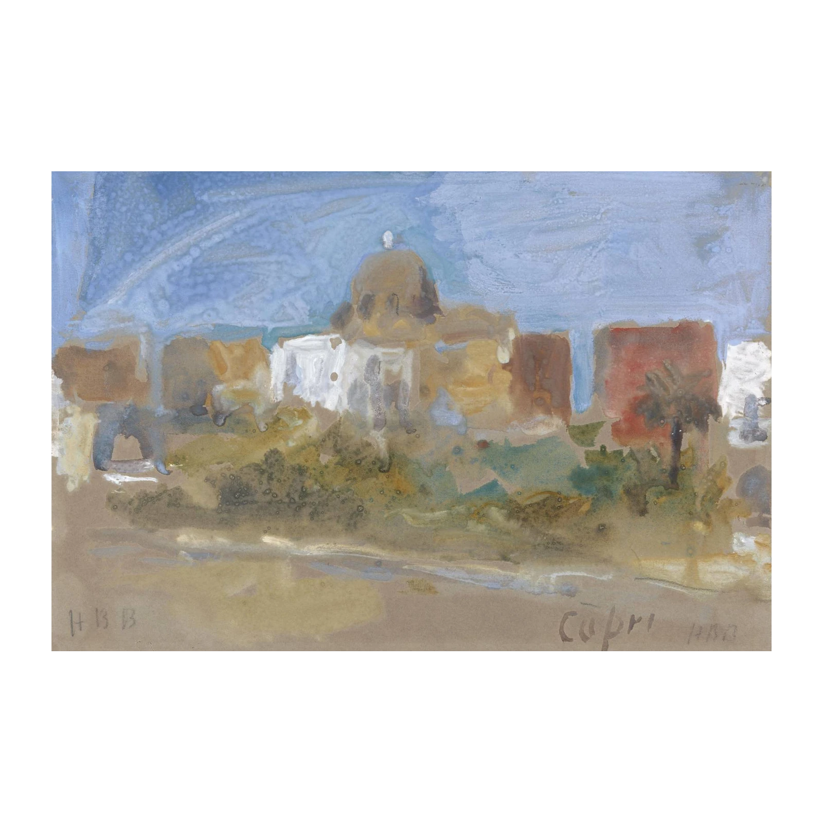 Capri Mediterranean Landscape Wall Art
