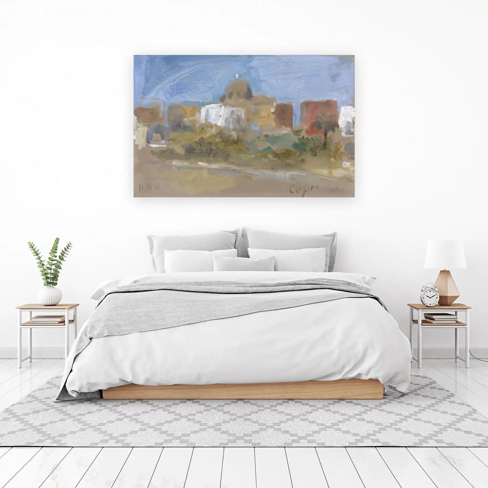 Capri Mediterranean Landscape Wall Art