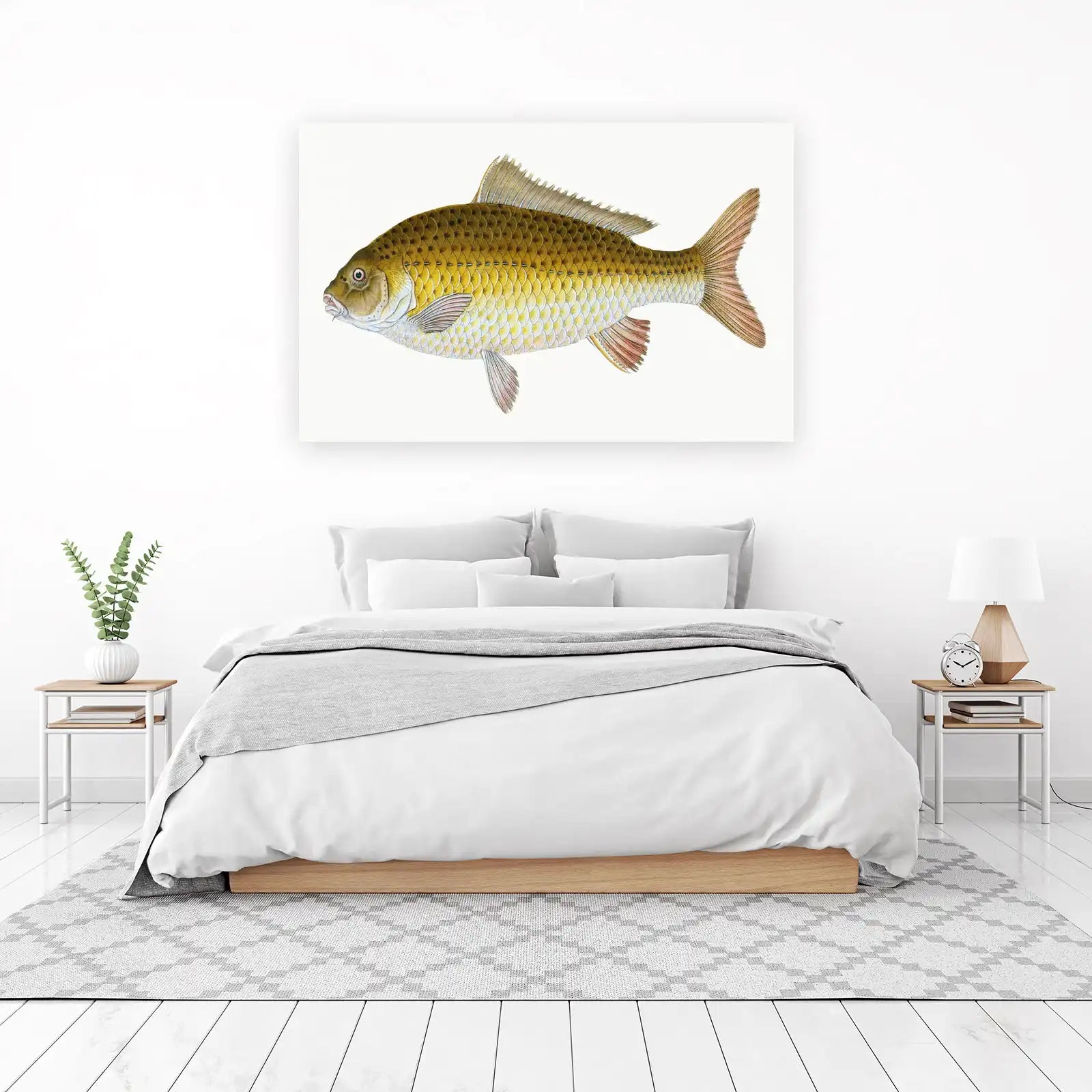 Vintage Carp Fish Wall Art Wall Art