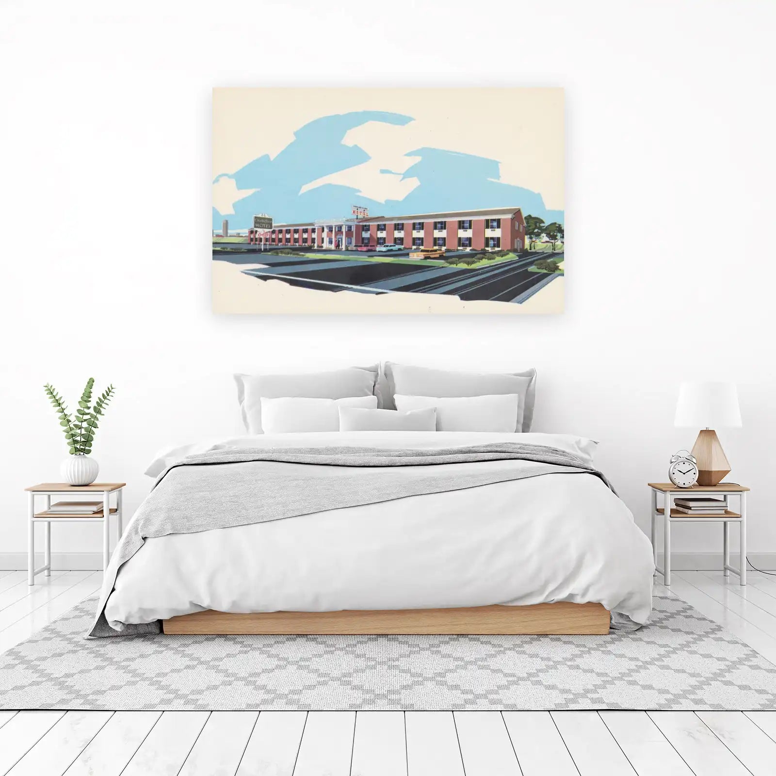 Retro Motel Wall Art Wall Art