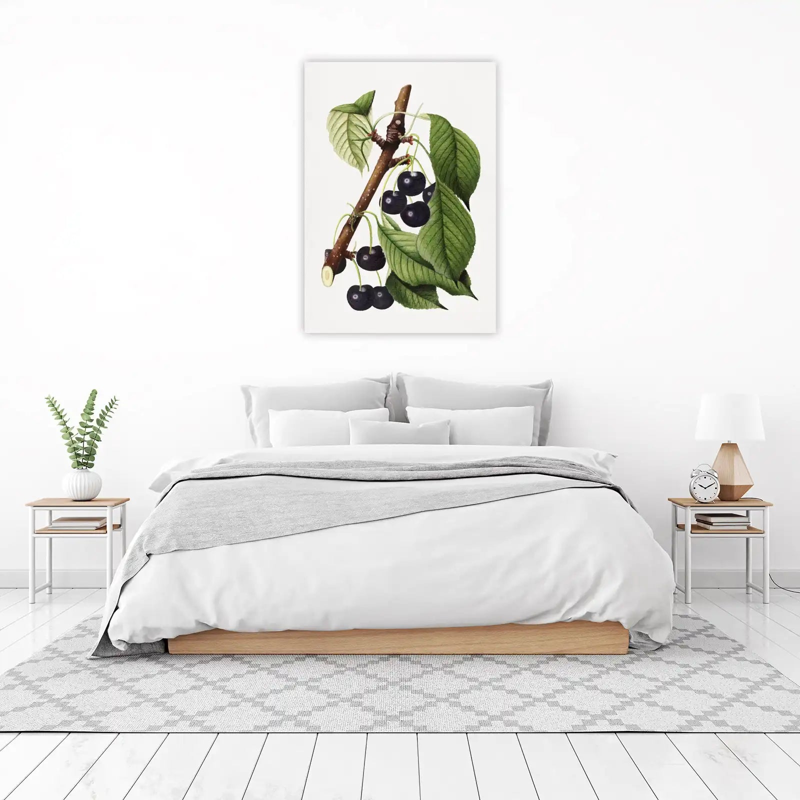 Botanical Cherry Branch Wall Art