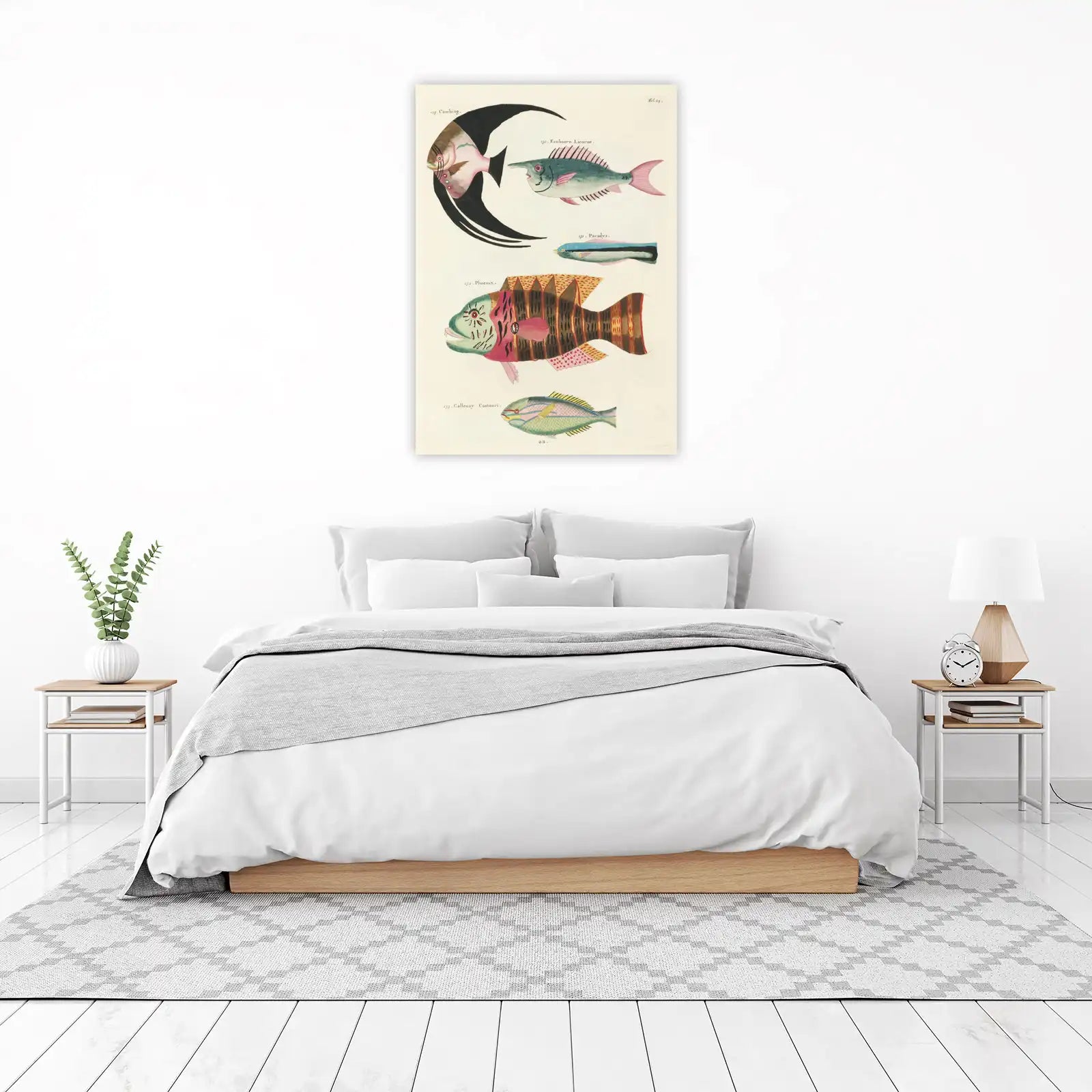 Vintage Exotic Fish Art Wall Art