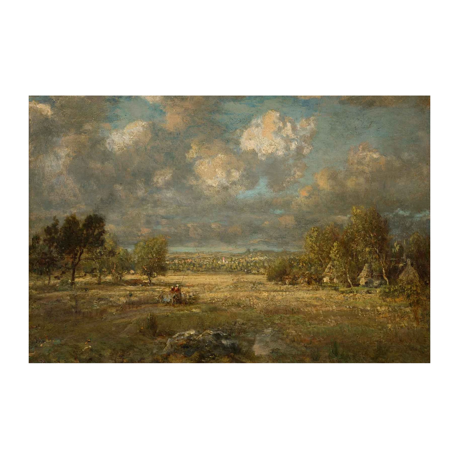 Rustic Countryside Landscape Wall Art