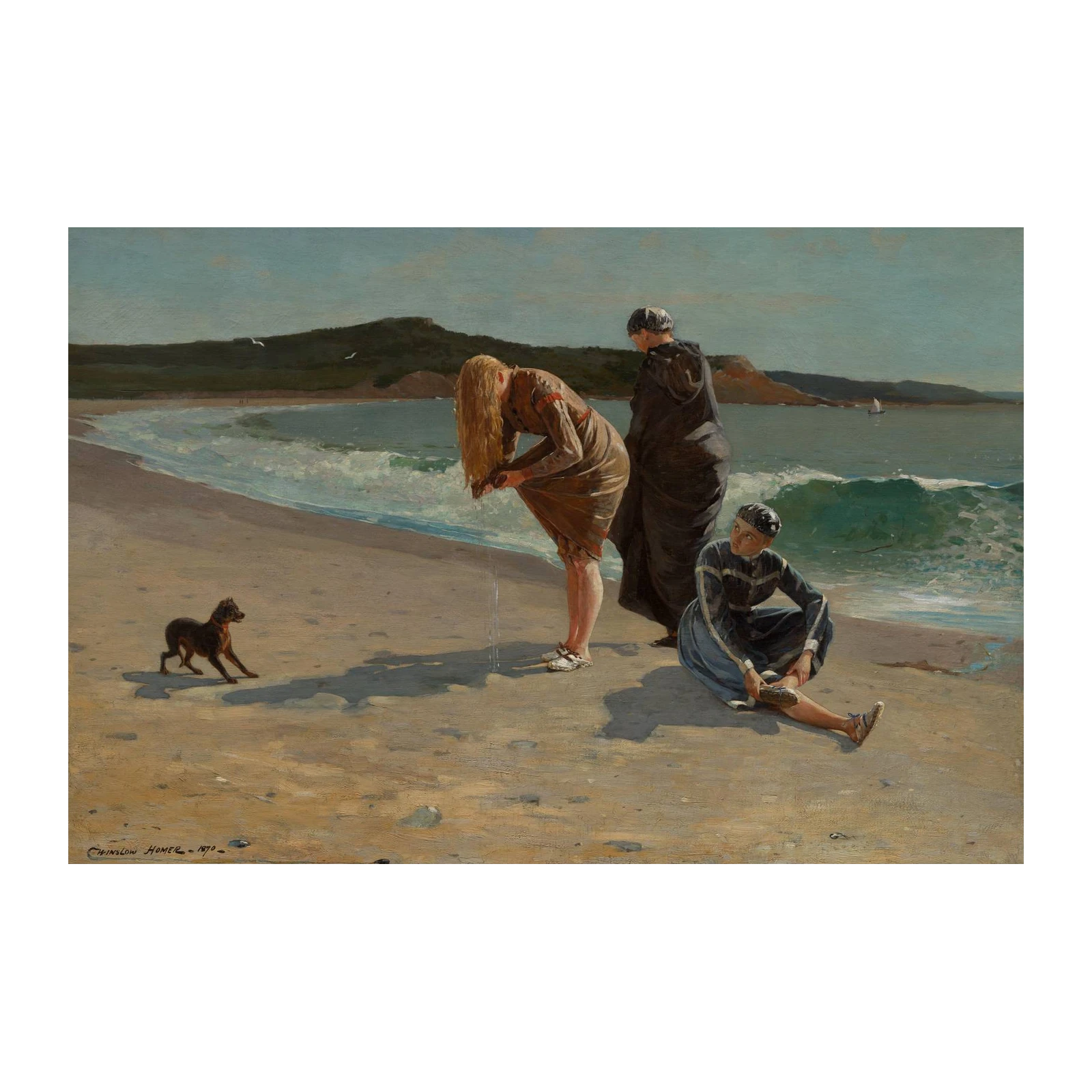 Winslow Homer Beach Scene Wall Art