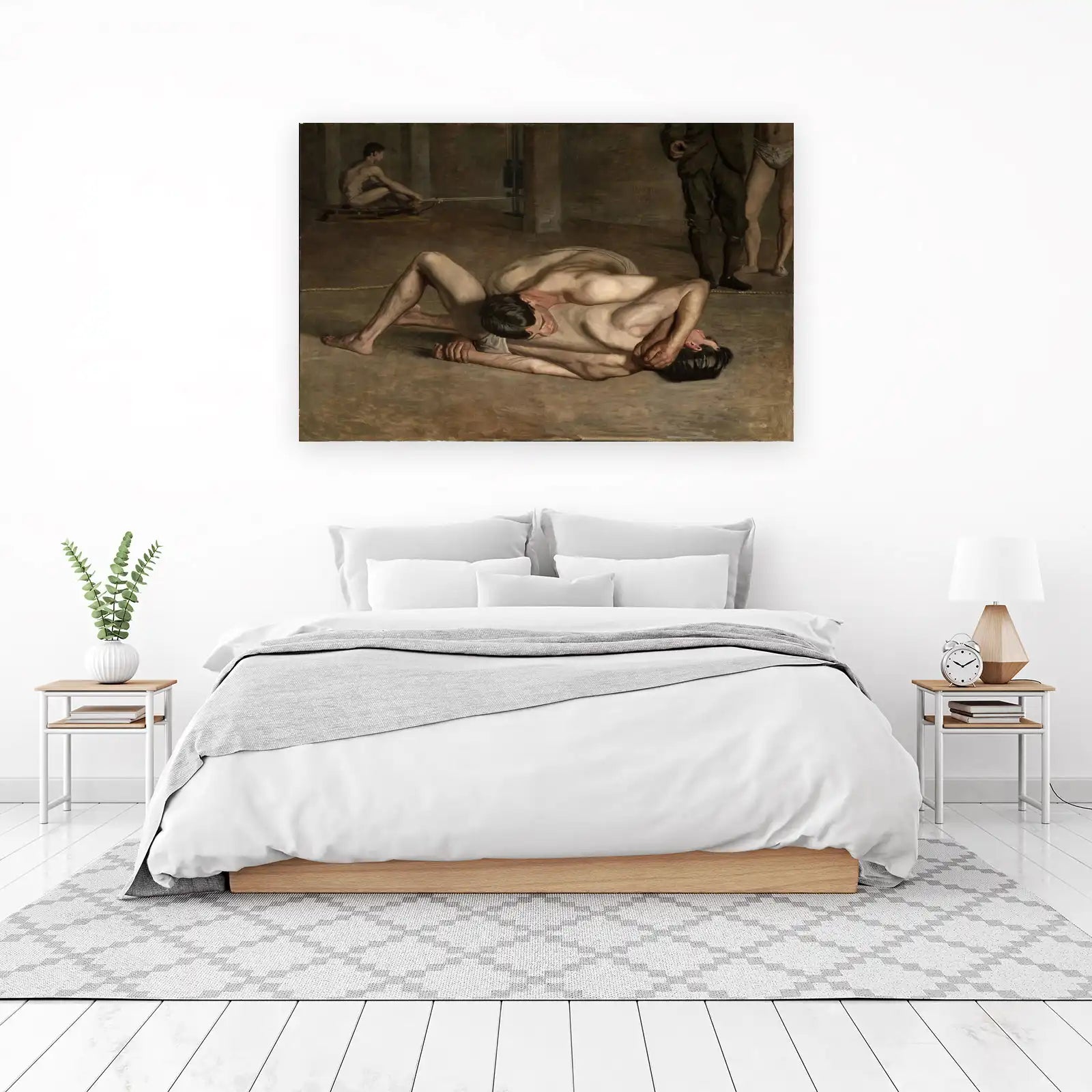 The Wrestling Match Fine Art Wall Art