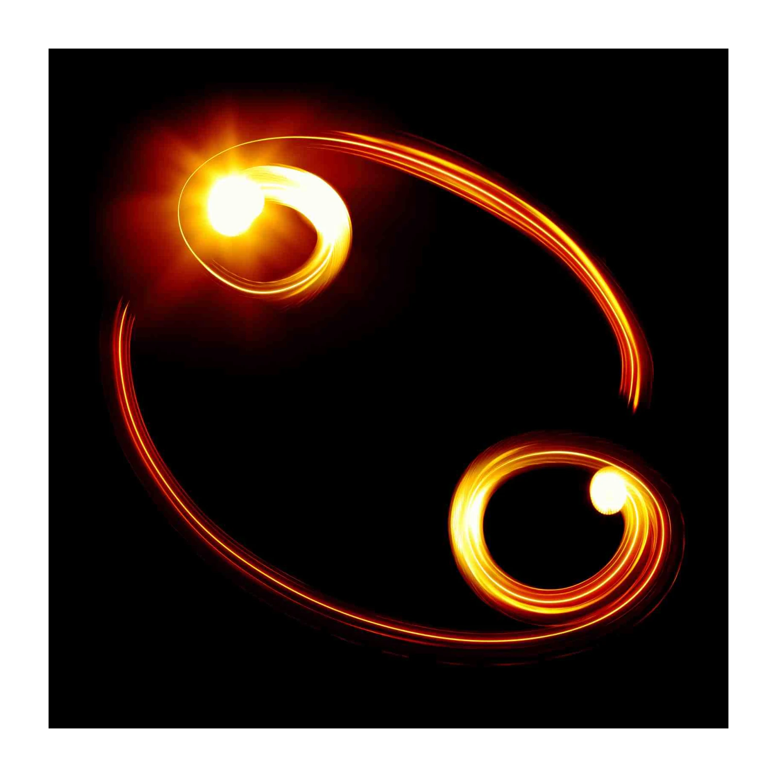 Cancer Zodiac Light Painting Wall Art