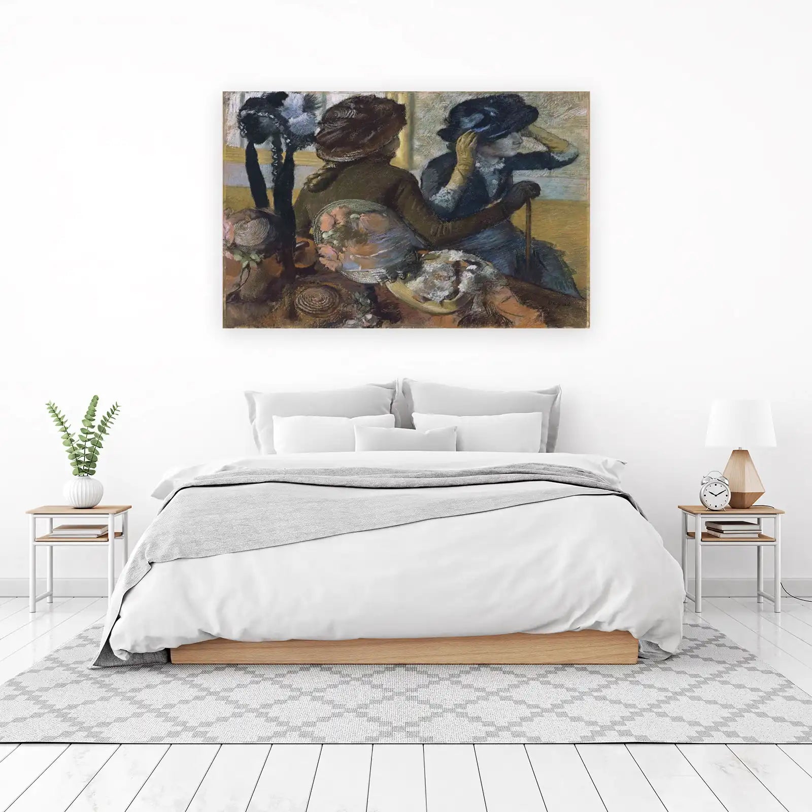 Elegant Ladies at the Opera Edgar Degas Wall Art