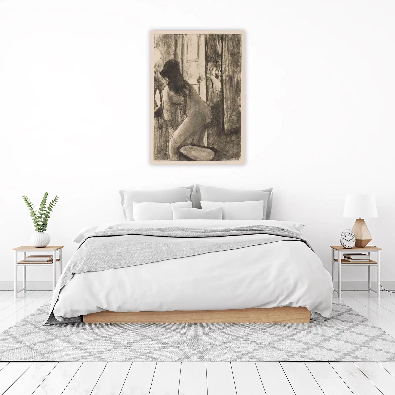 Intimate Figure Study Parisian Bath Wall Art