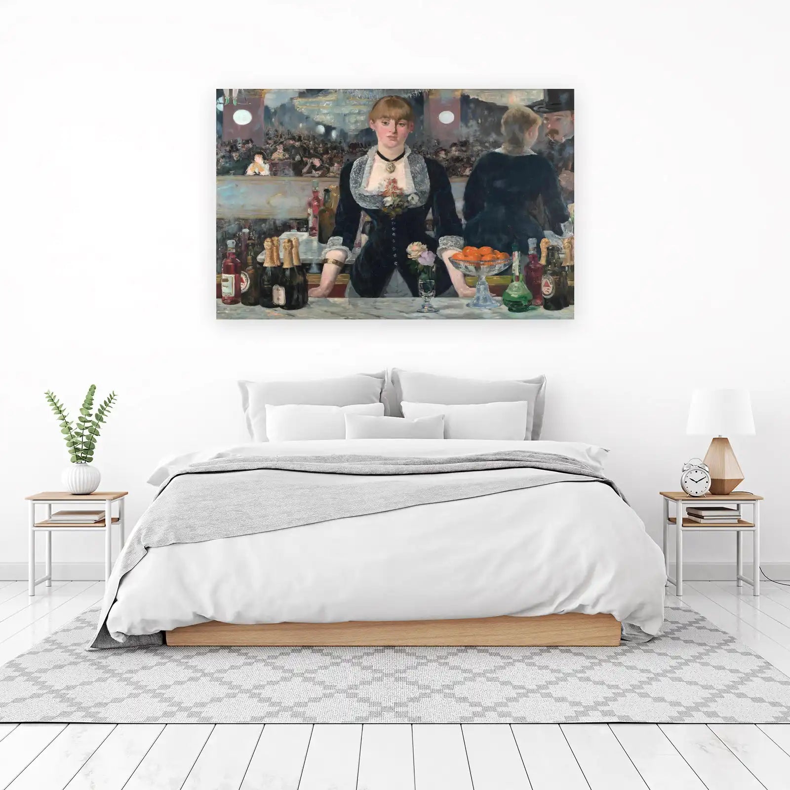 Edouard Manet Bar Scene Wall Art for Home