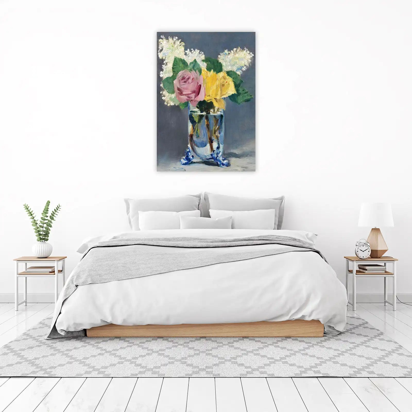 Impressionist Roses & Lilacs Wall Art