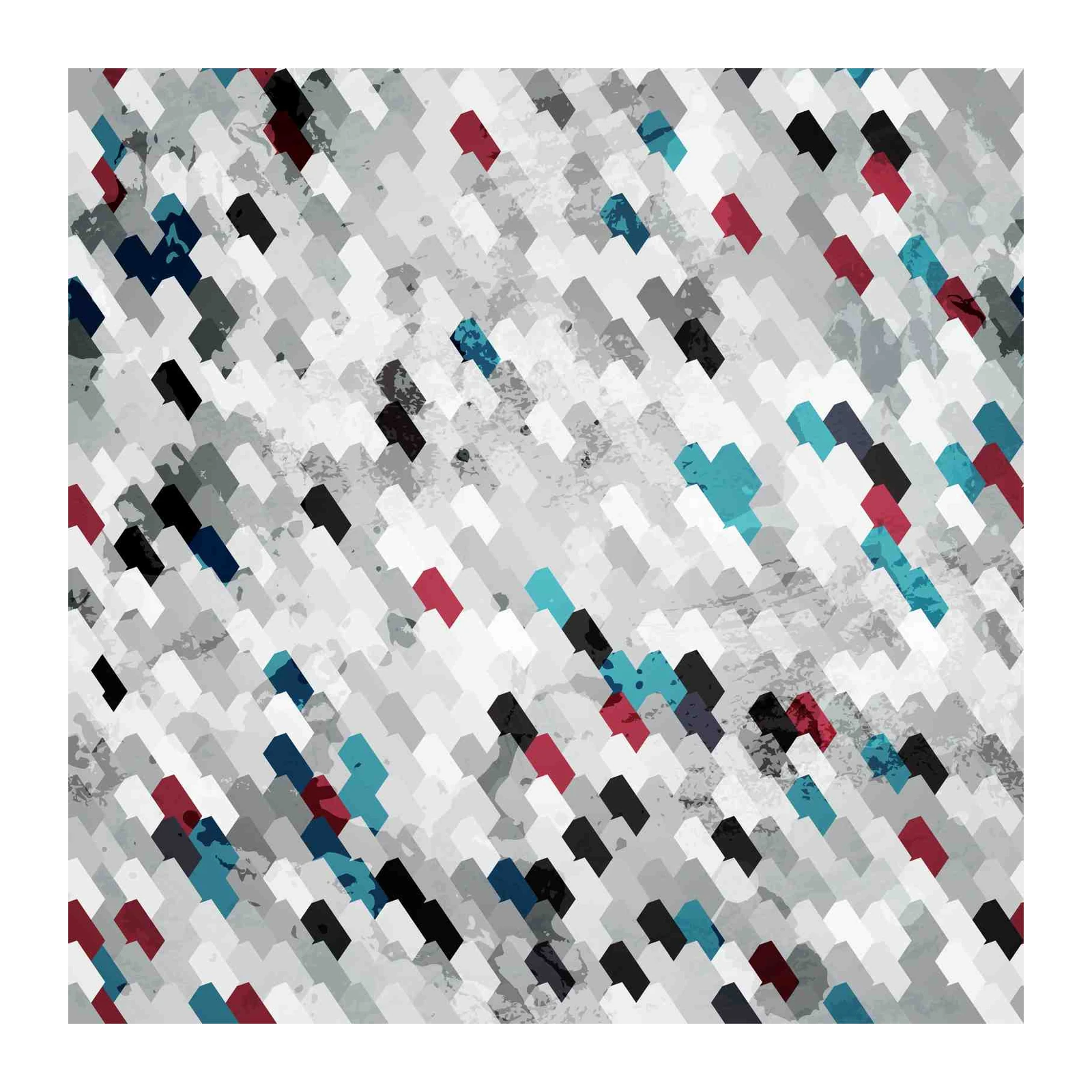 Geometric Pop Abstract Wall Art