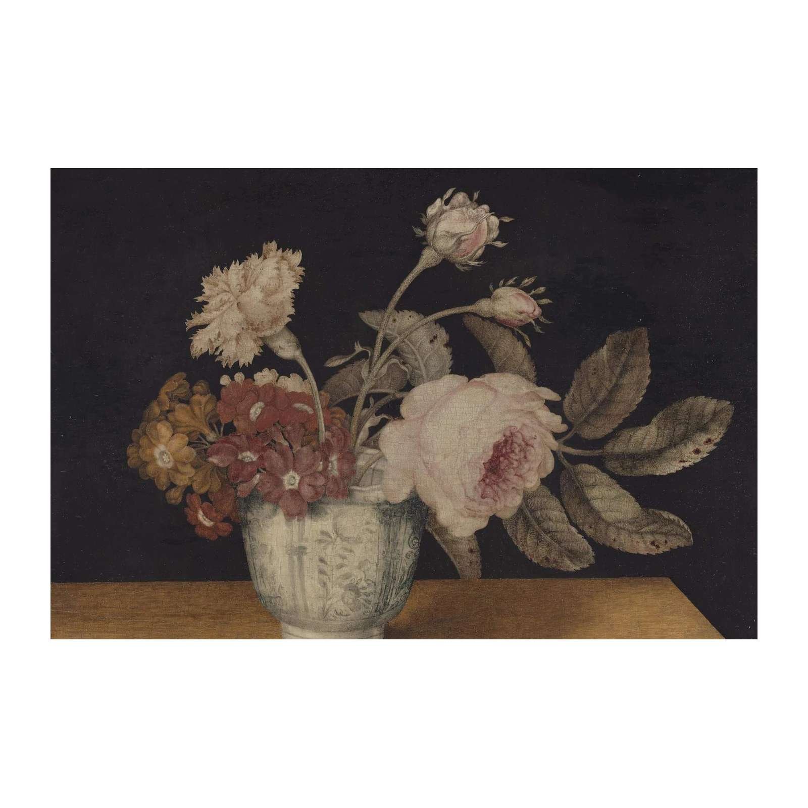Vintage Floral Arrangement Wall Art
