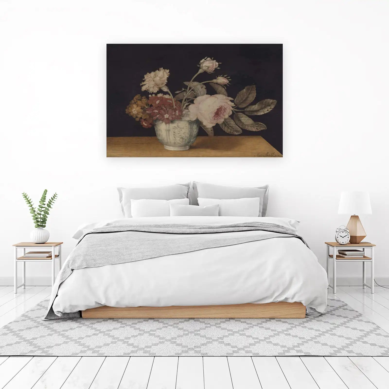 Vintage Floral Arrangement Wall Art