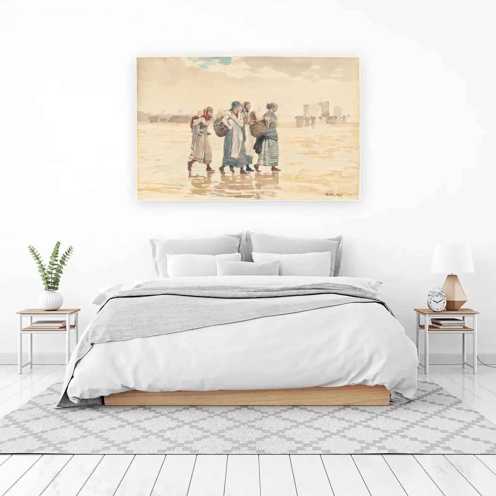 Victorian Seaside Women Wall Art