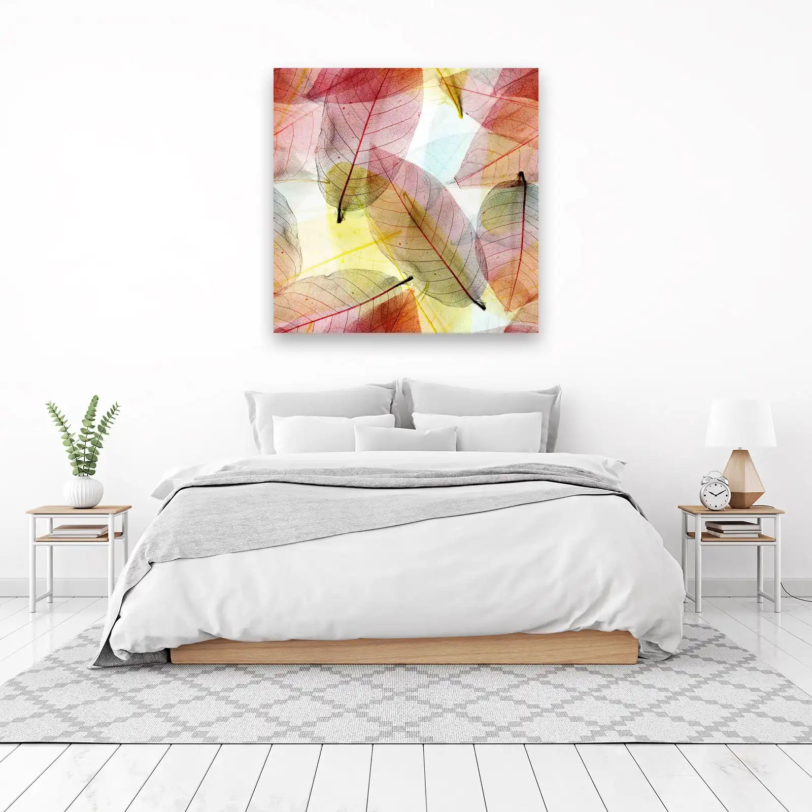 Skeleton Leaf Macro Art Wall Art - Botanical Decor