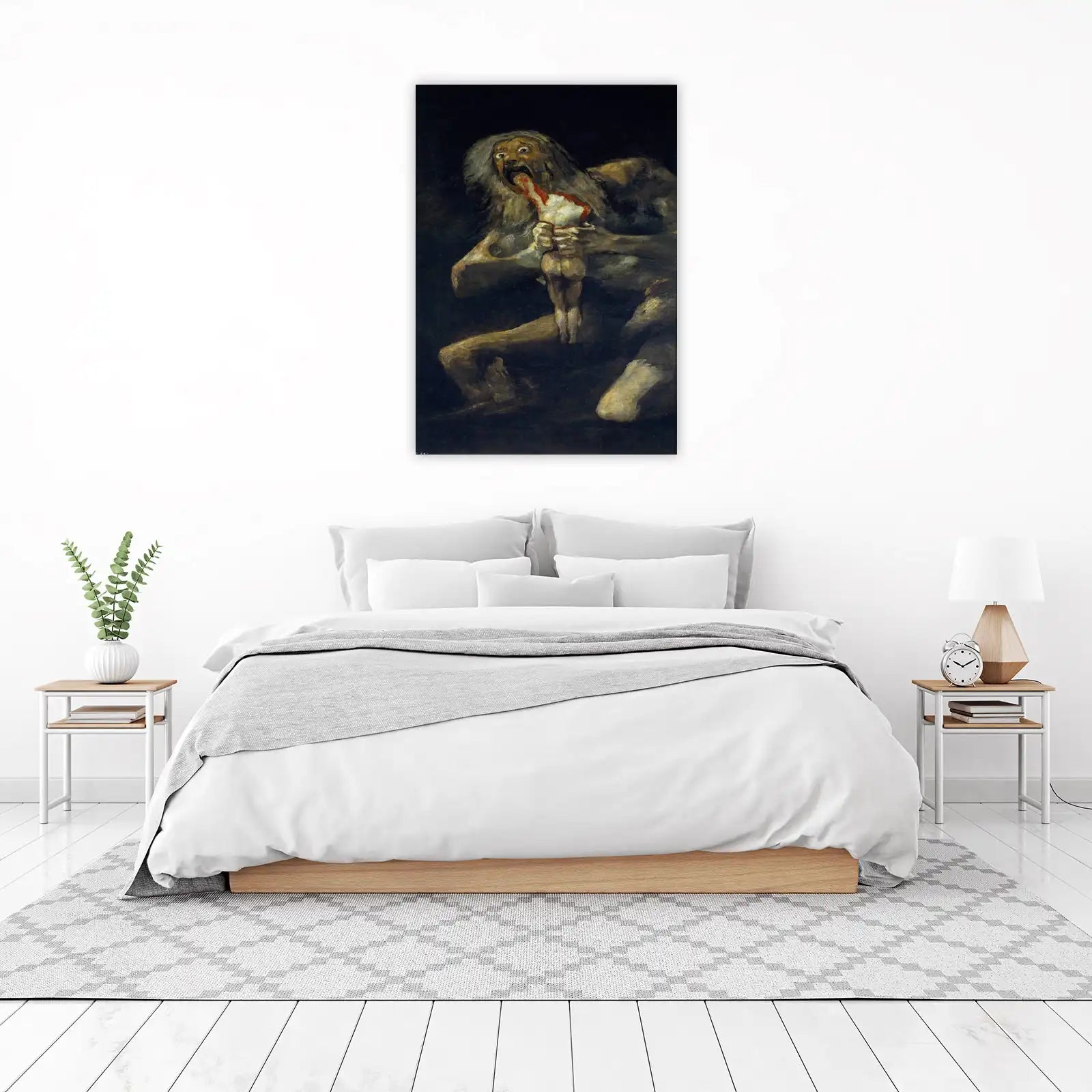 Saturn Devouring His Son Dark Art Wall Art