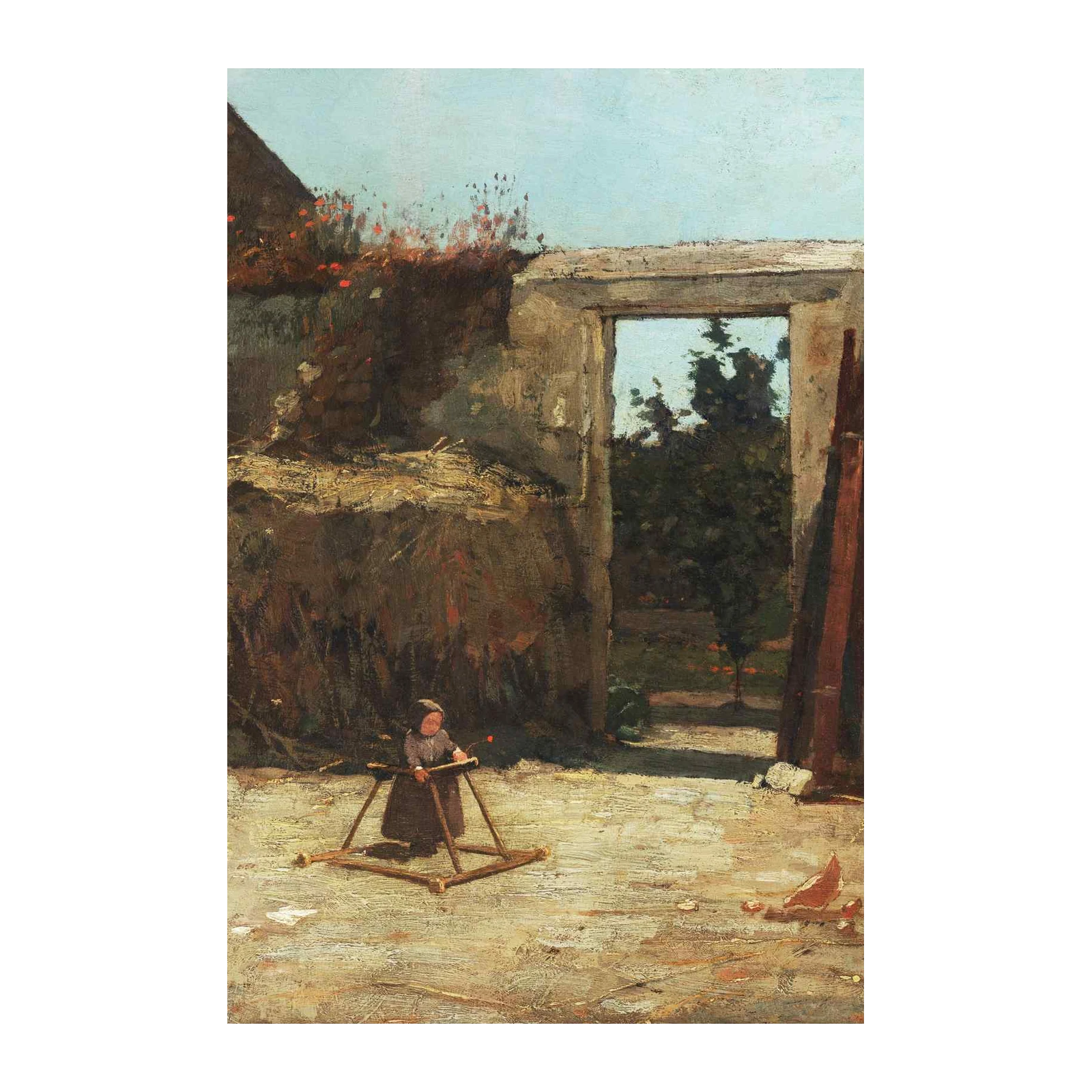 Childhood Serenity Vintage Farmhouse Wall Art