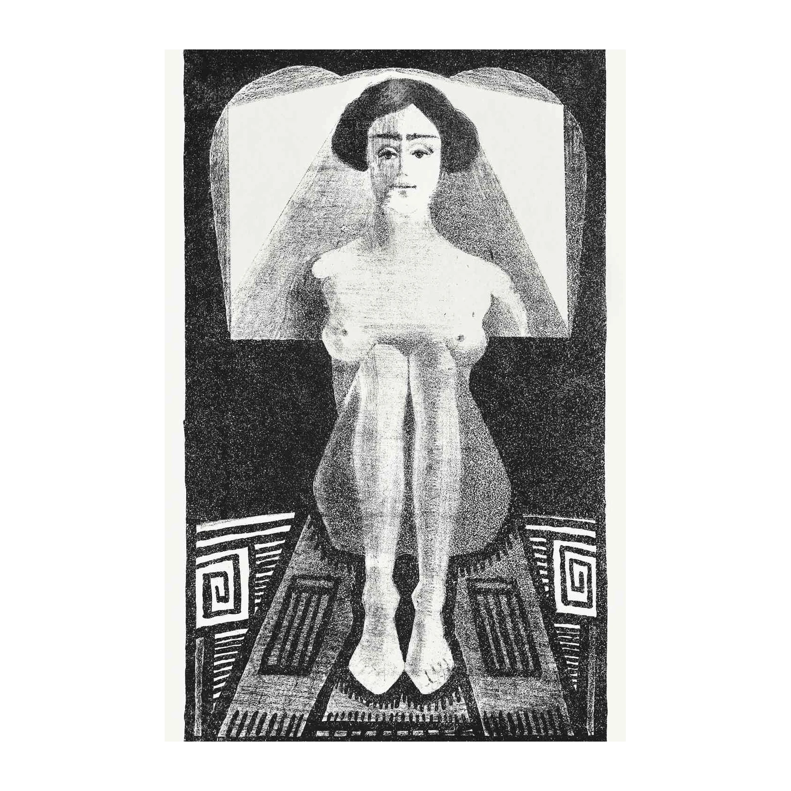 Figurative Portrait Monochrome Wall Art