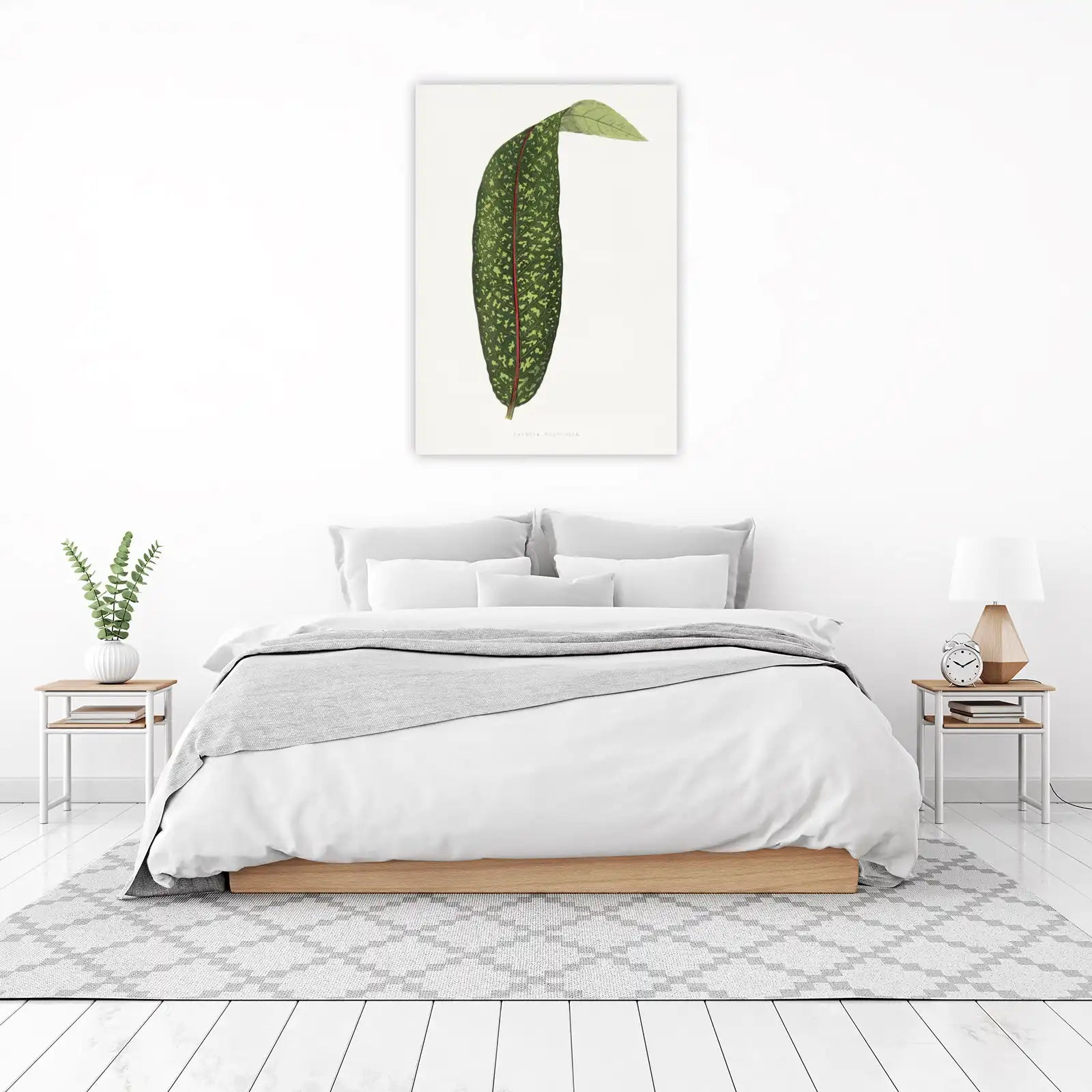 Botanical Leaf Art: Pavetta Borbonica Wall Art