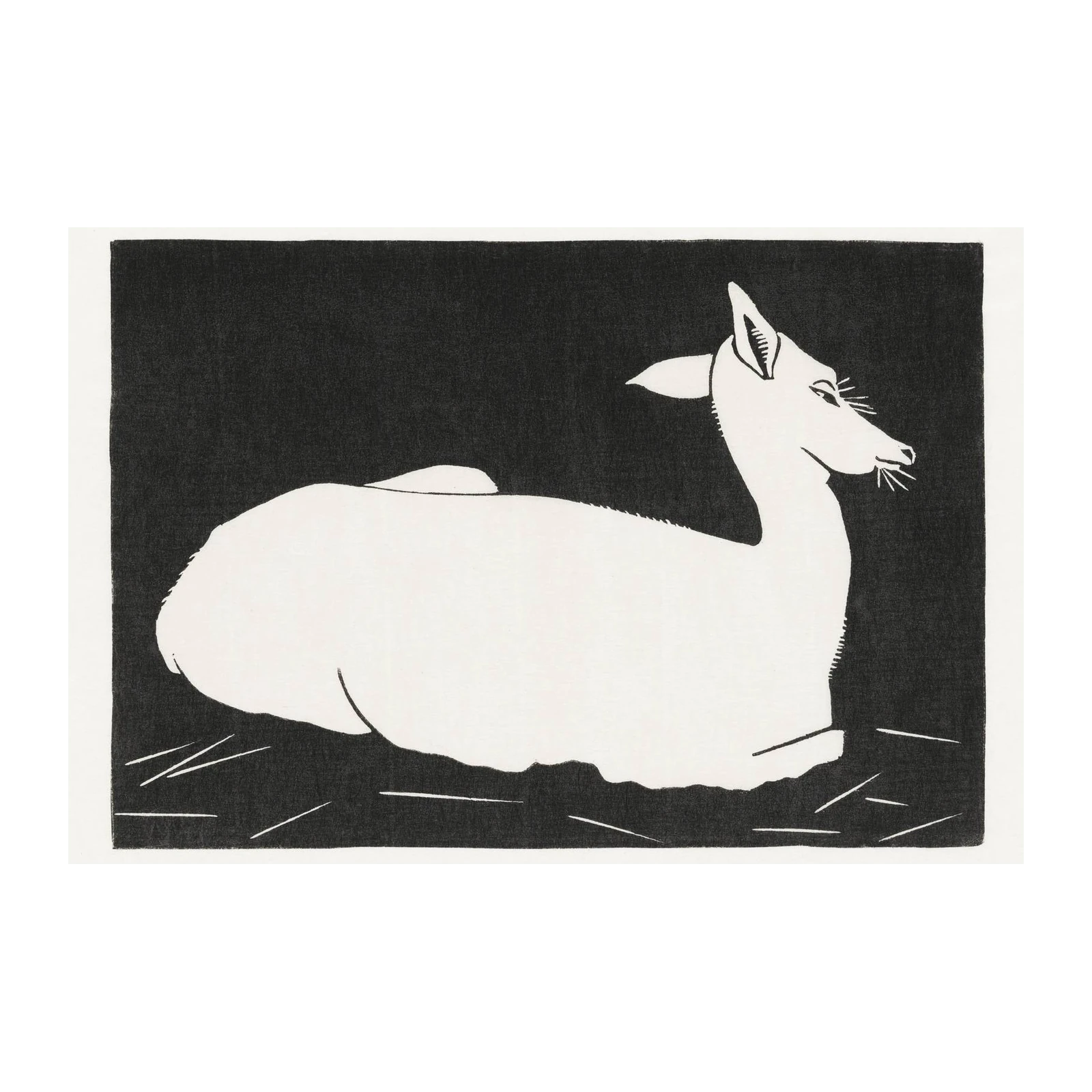 Elegant Deer Silhouette Wall Art
