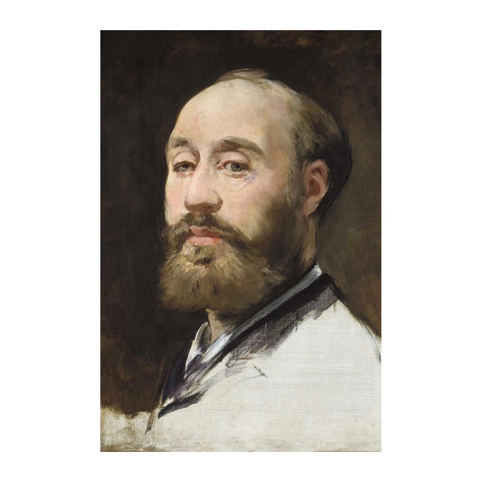 Man with a Beard Portrait Impressionist Wall Art