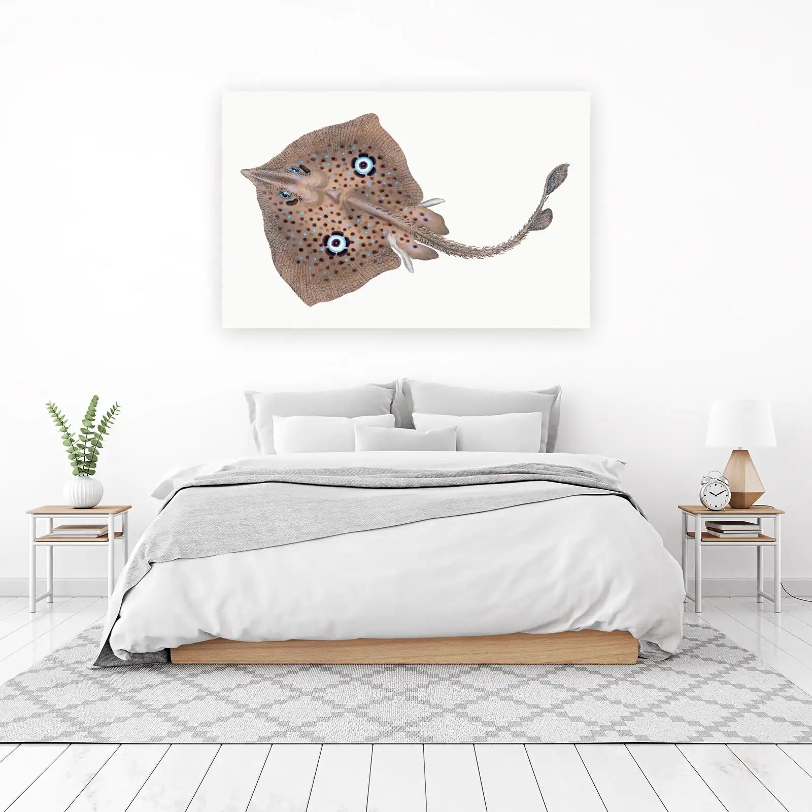 Oceanic Ray Botanical Art Wall Art