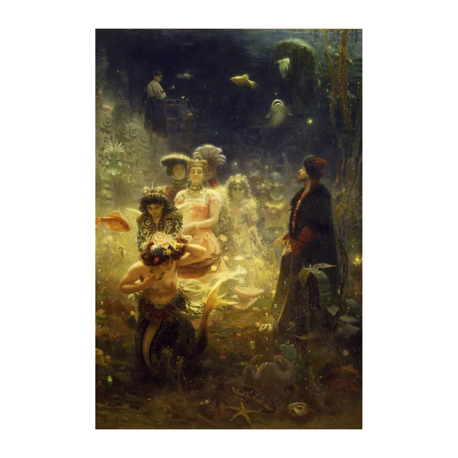 Enchanting Mermaid Encounter Wall Art
