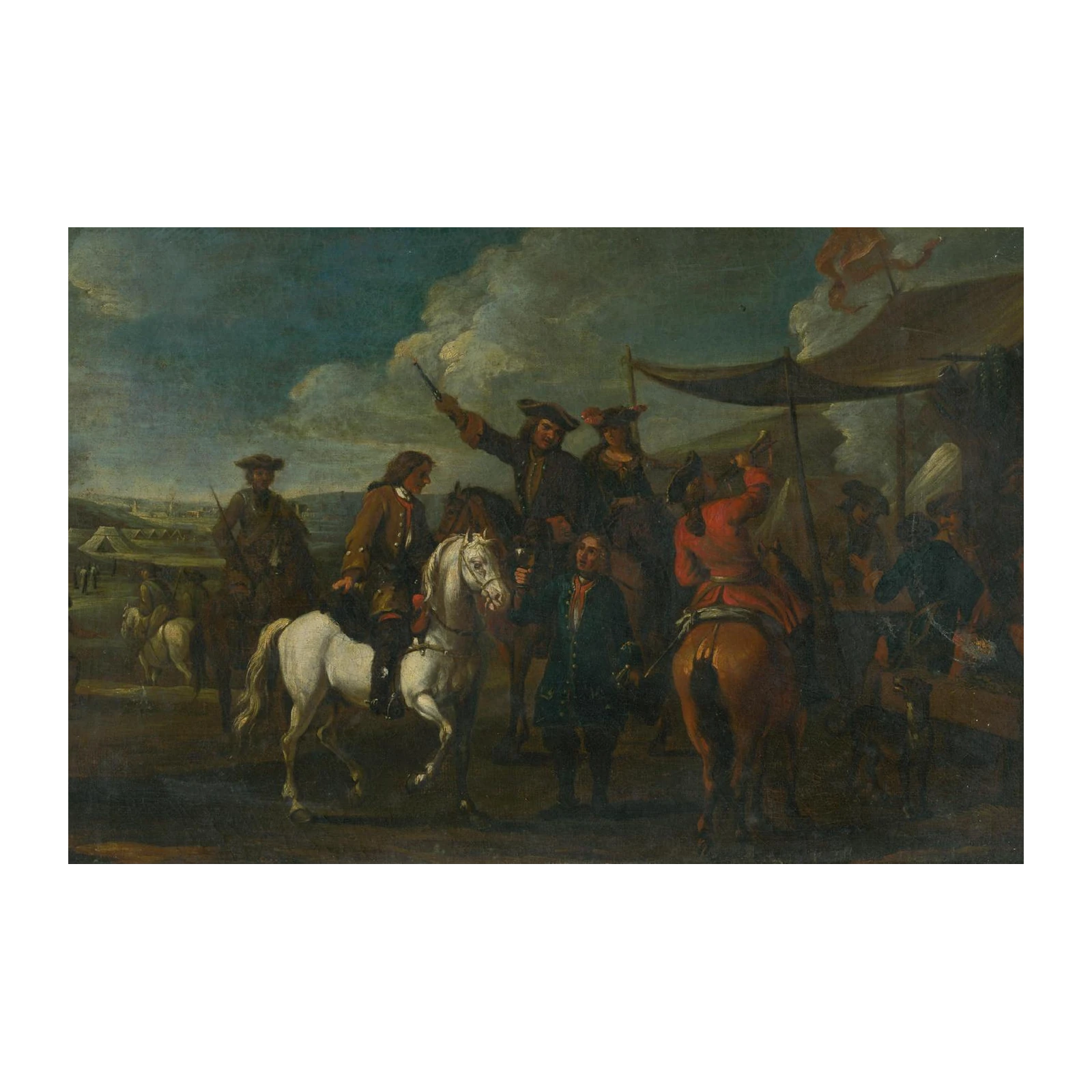 Historical Cavalry Scene Wall Art