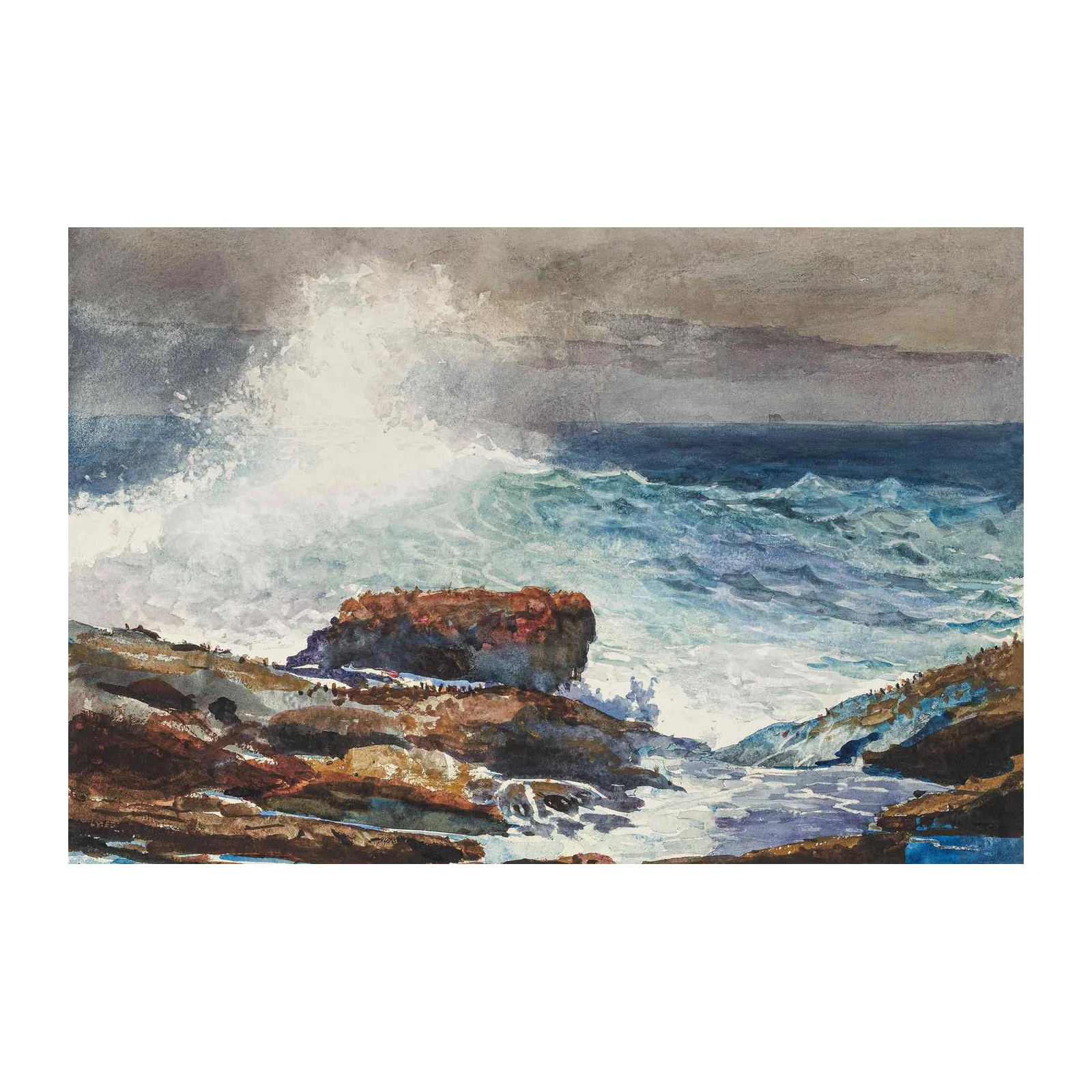 Dramatic Coastal Wave Art Wall Art