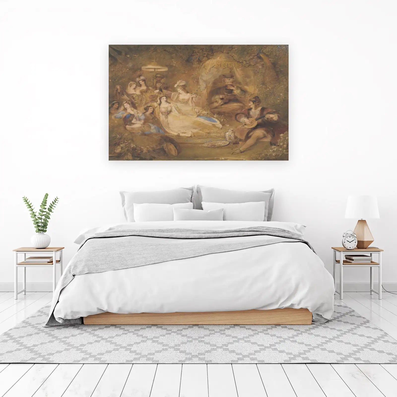 Exotic Garden Serenade Oriental Scene Wall Art