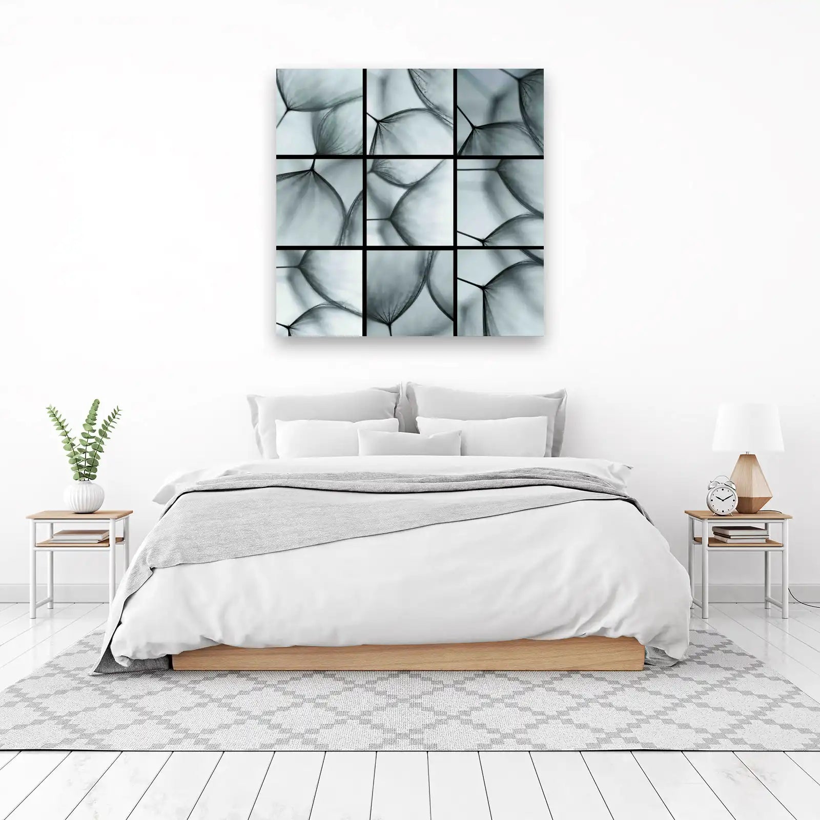 Abstract Dandelion Seed Macro Wall Art