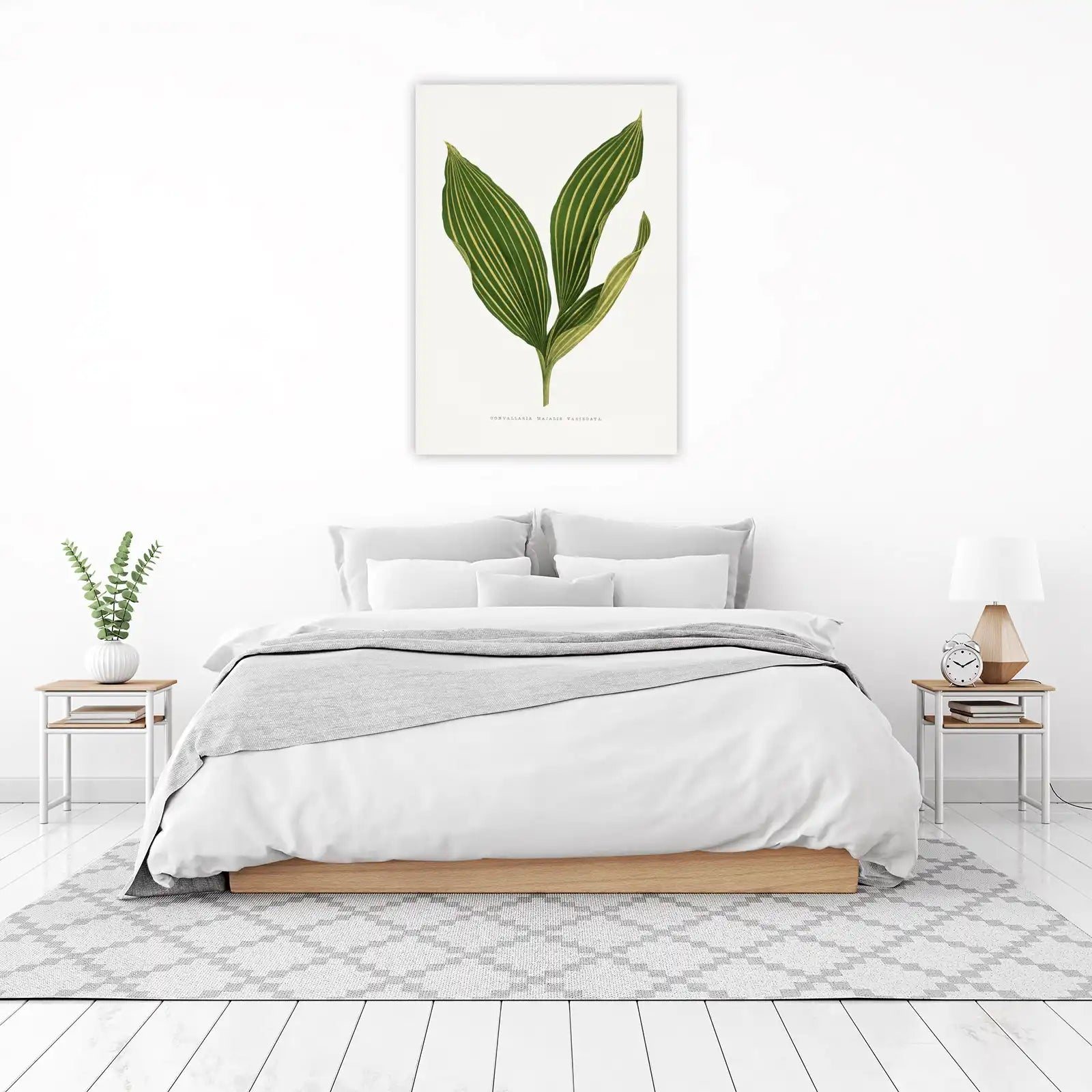 Variegated Lily of the Valley Botanical Wall Art