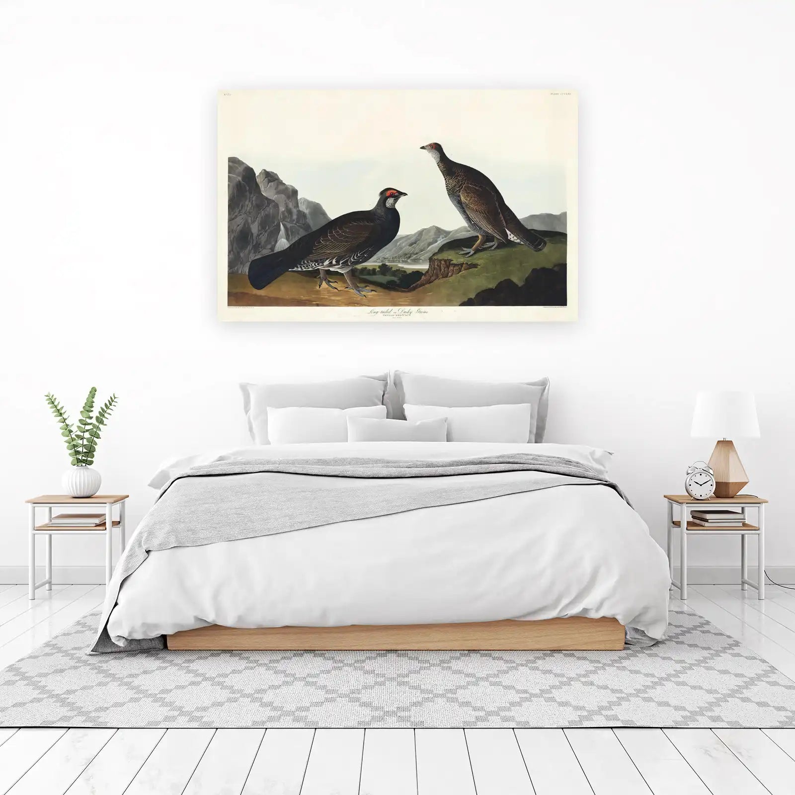 Vintage Game Bird Nature Print Wall Art