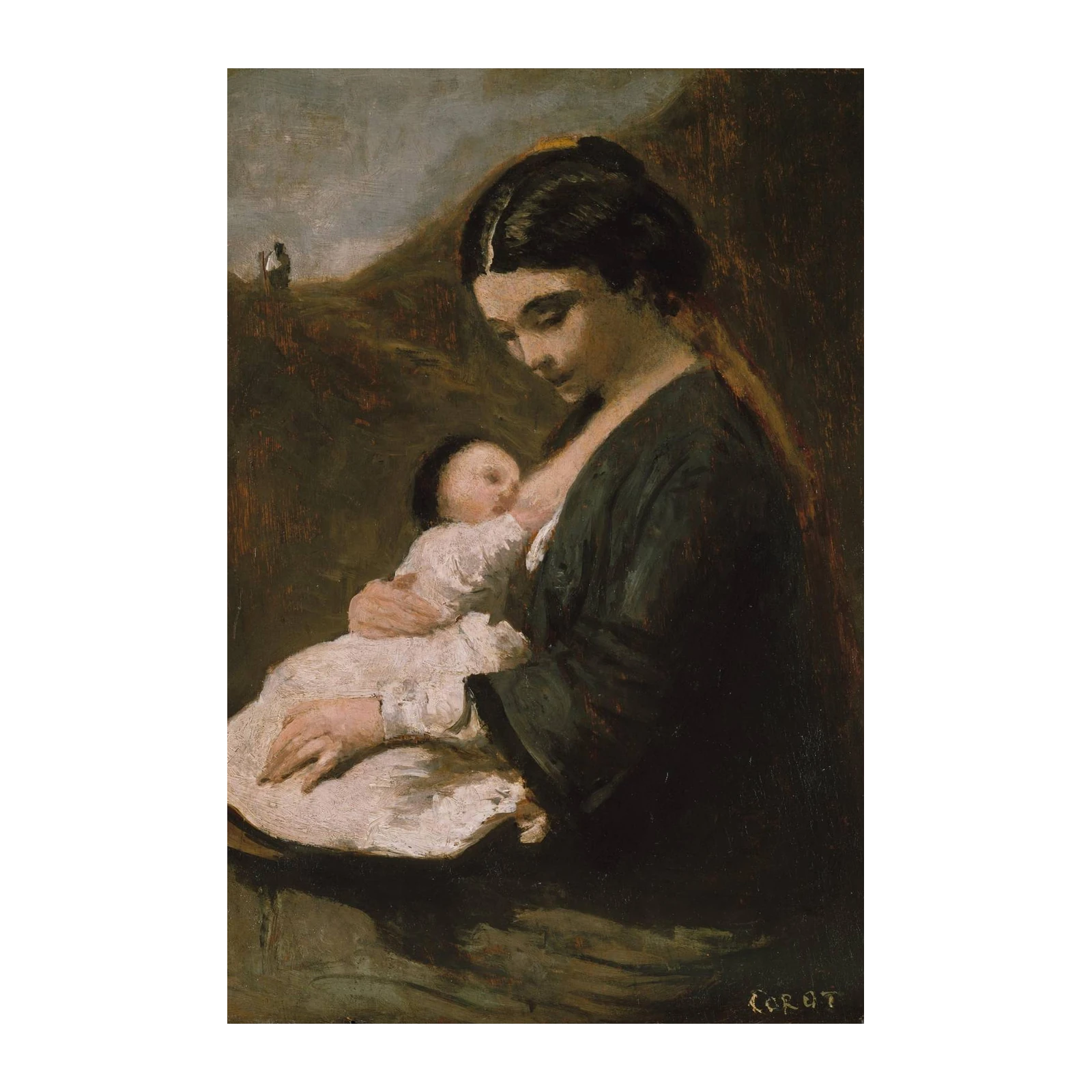 Mother and Child Embrace Wall Art