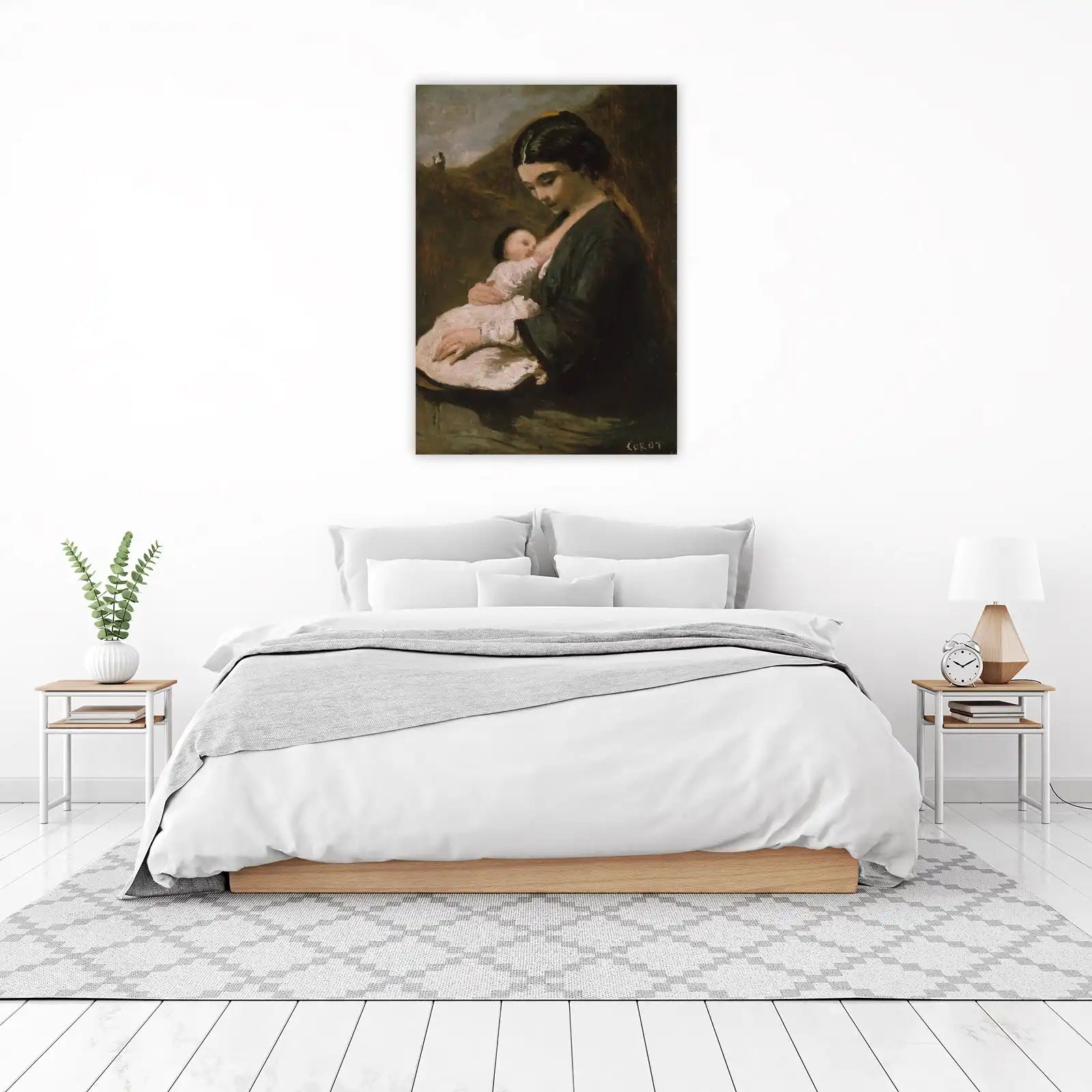 Mother and Child Embrace Wall Art