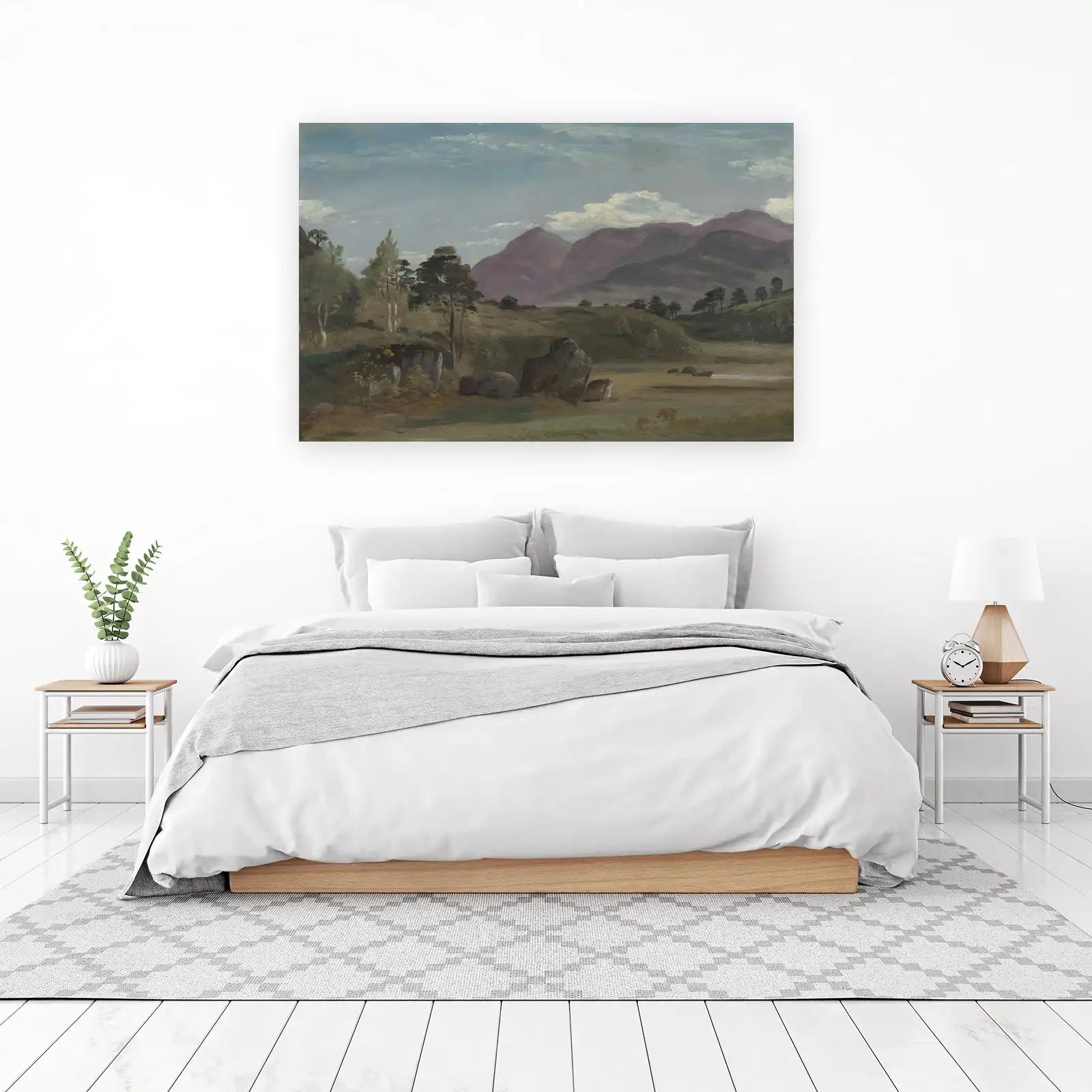 Serene Mountain Landscape Fine Art Wall Art