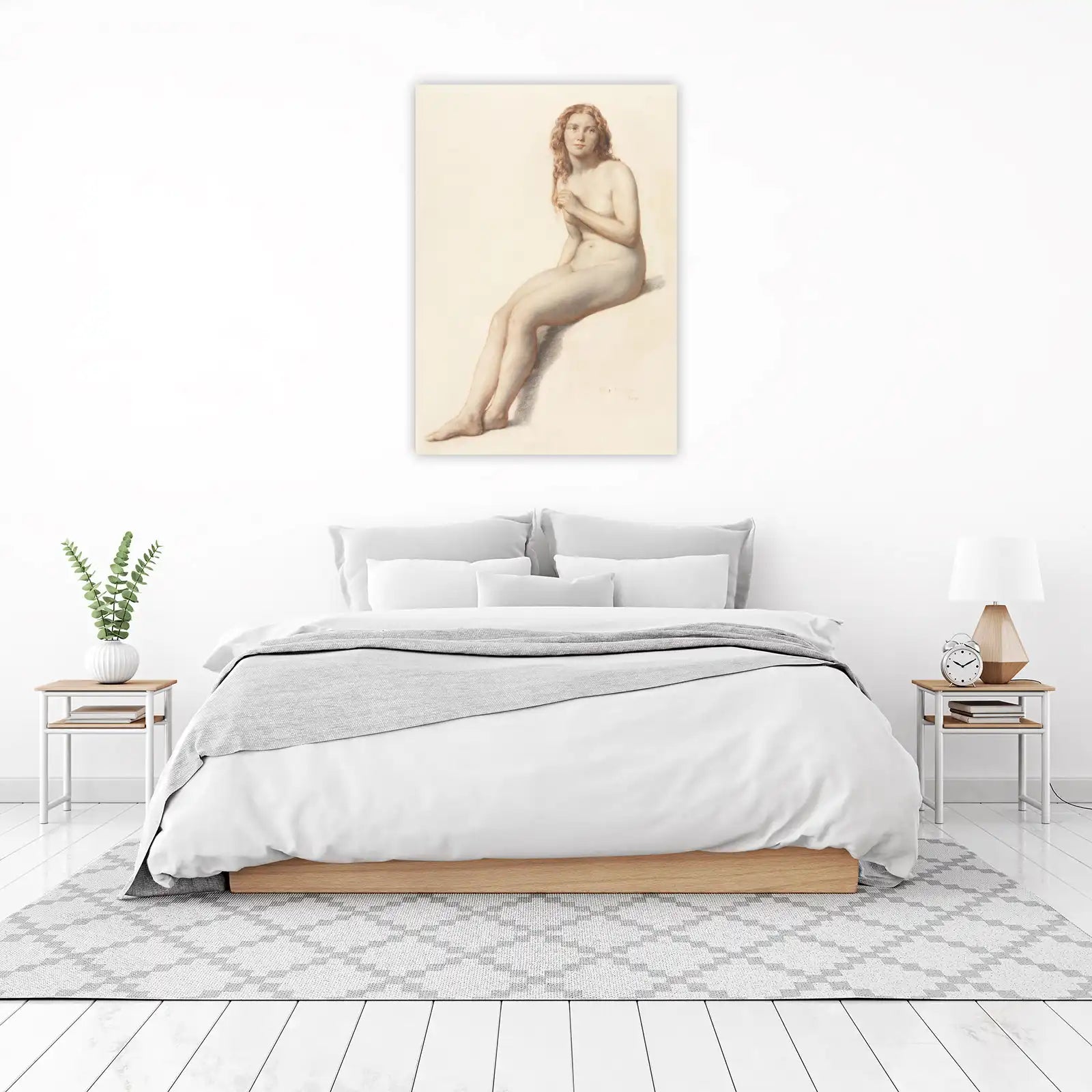 Victorian Nude Portrait Artistic Figure Wall Art