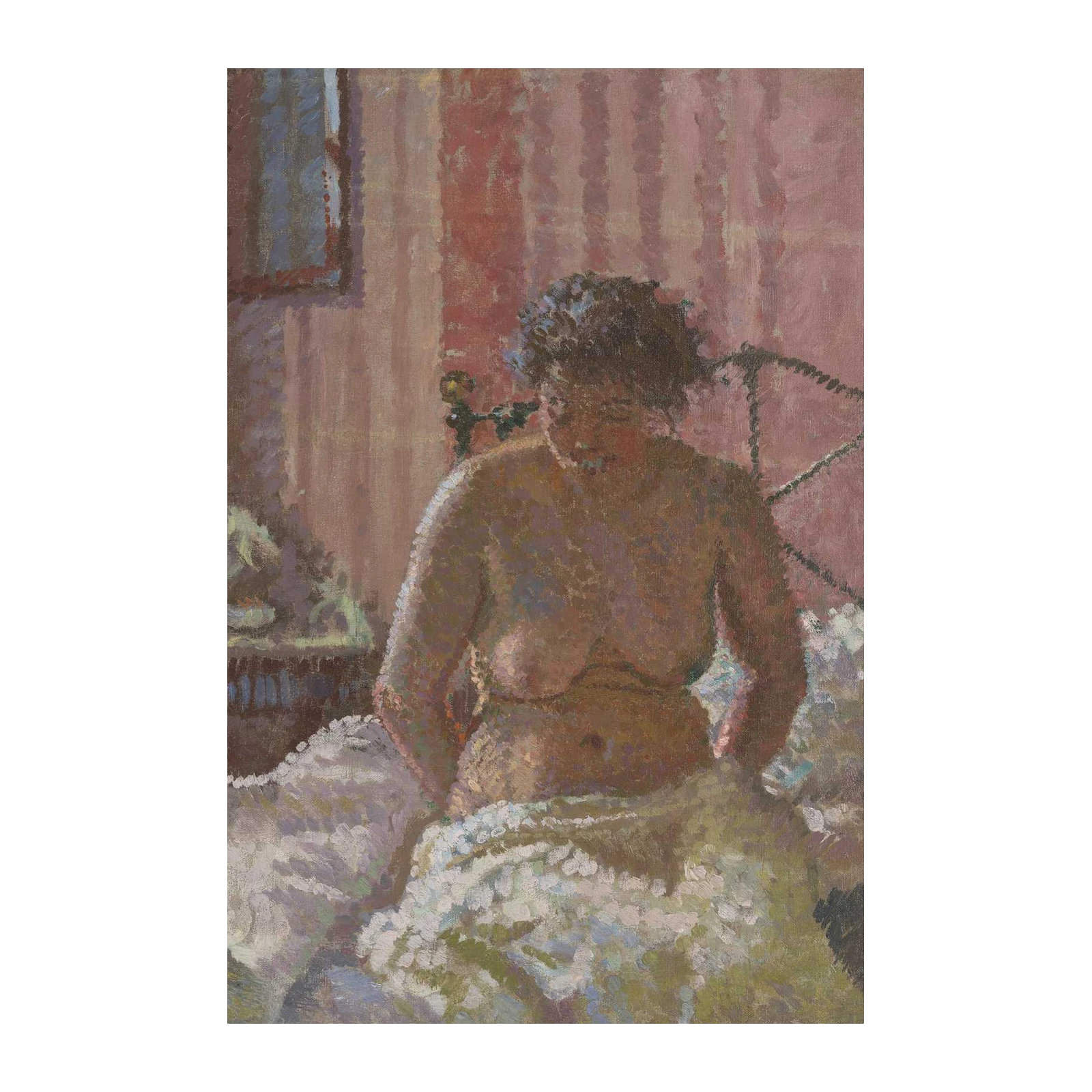 Impressionist Nude Bedroom Scene Wall Art
