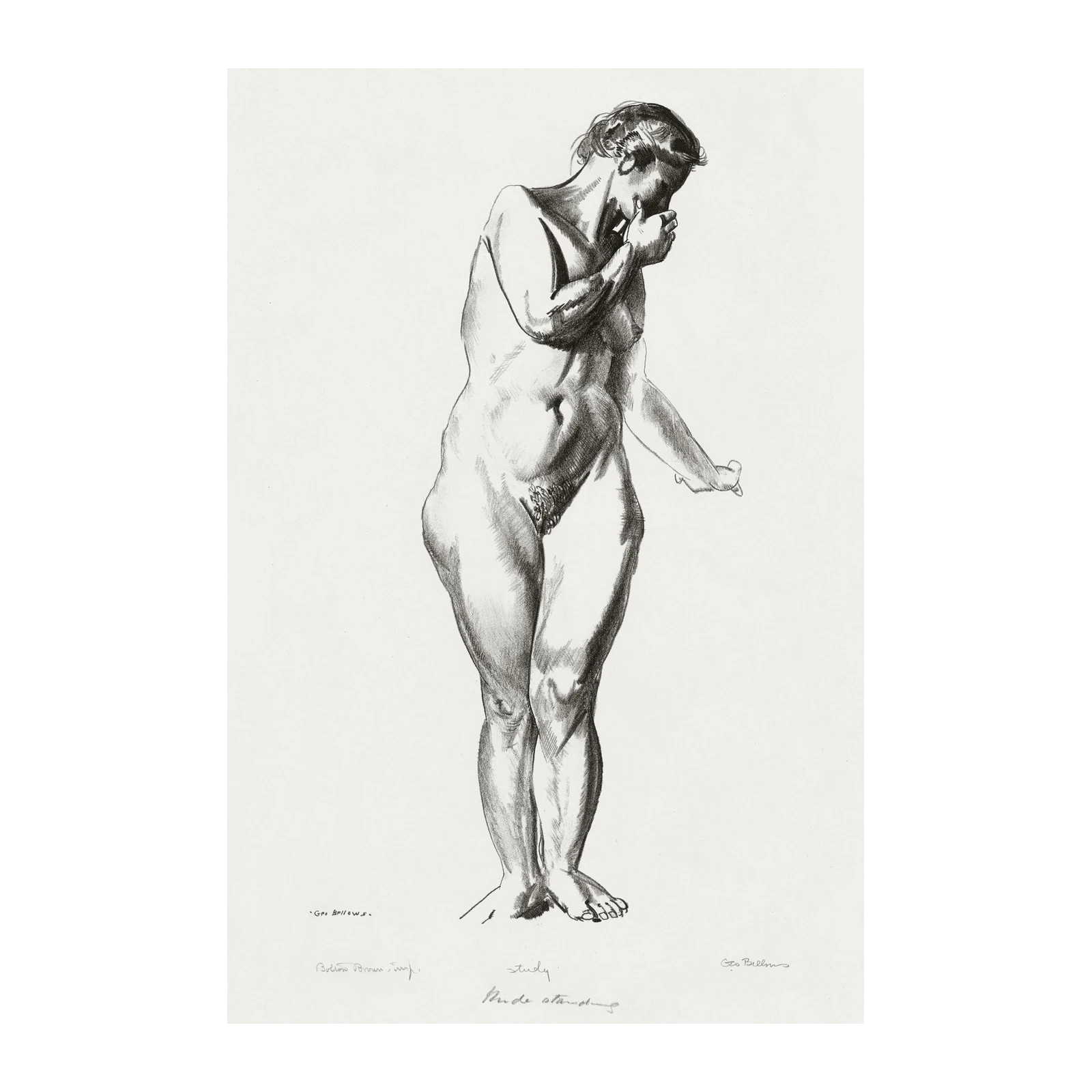 Figurative Nude Study Wall Art | Timeless Art