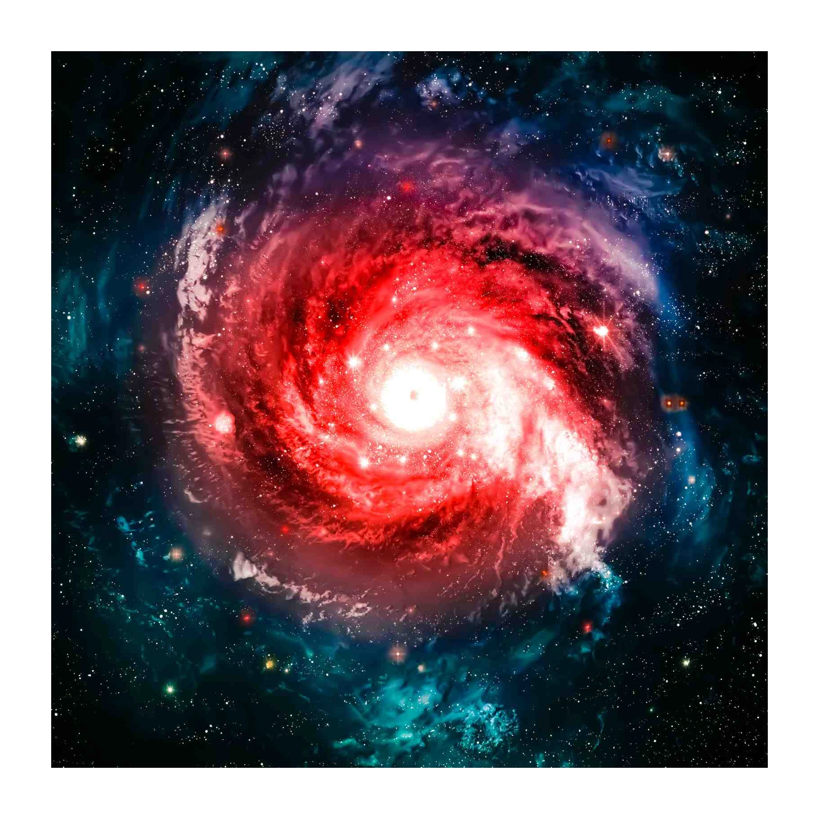 Cosmic Swirl Galaxy Wall Art