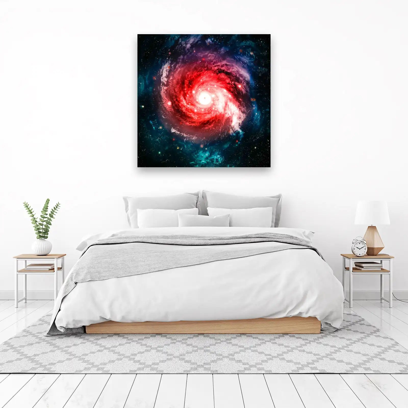 Cosmic Swirl Galaxy Wall Art