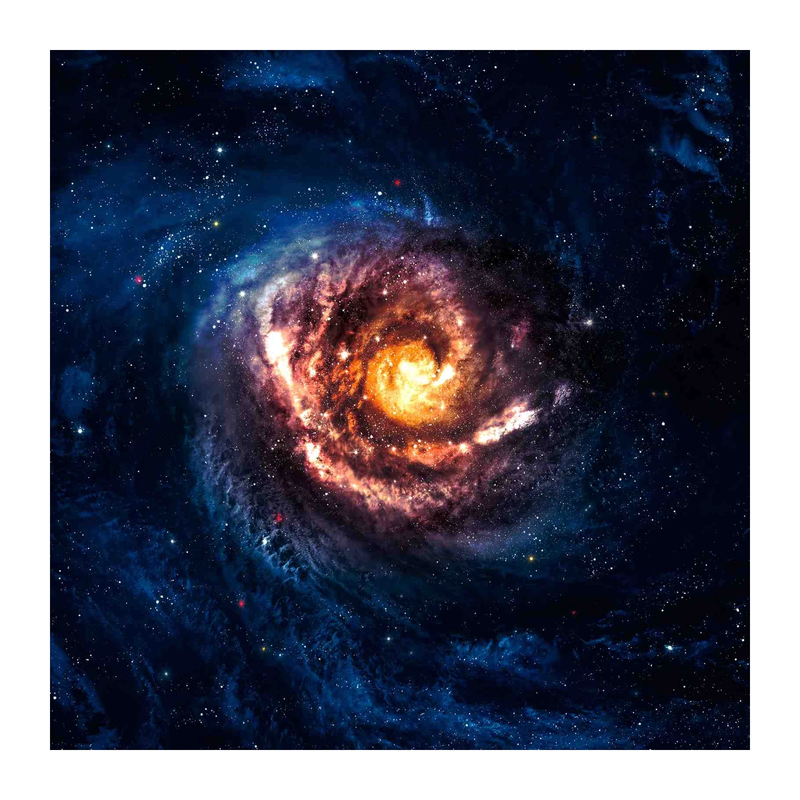 Stunning Galaxy Spiral Wall Art - Space Art