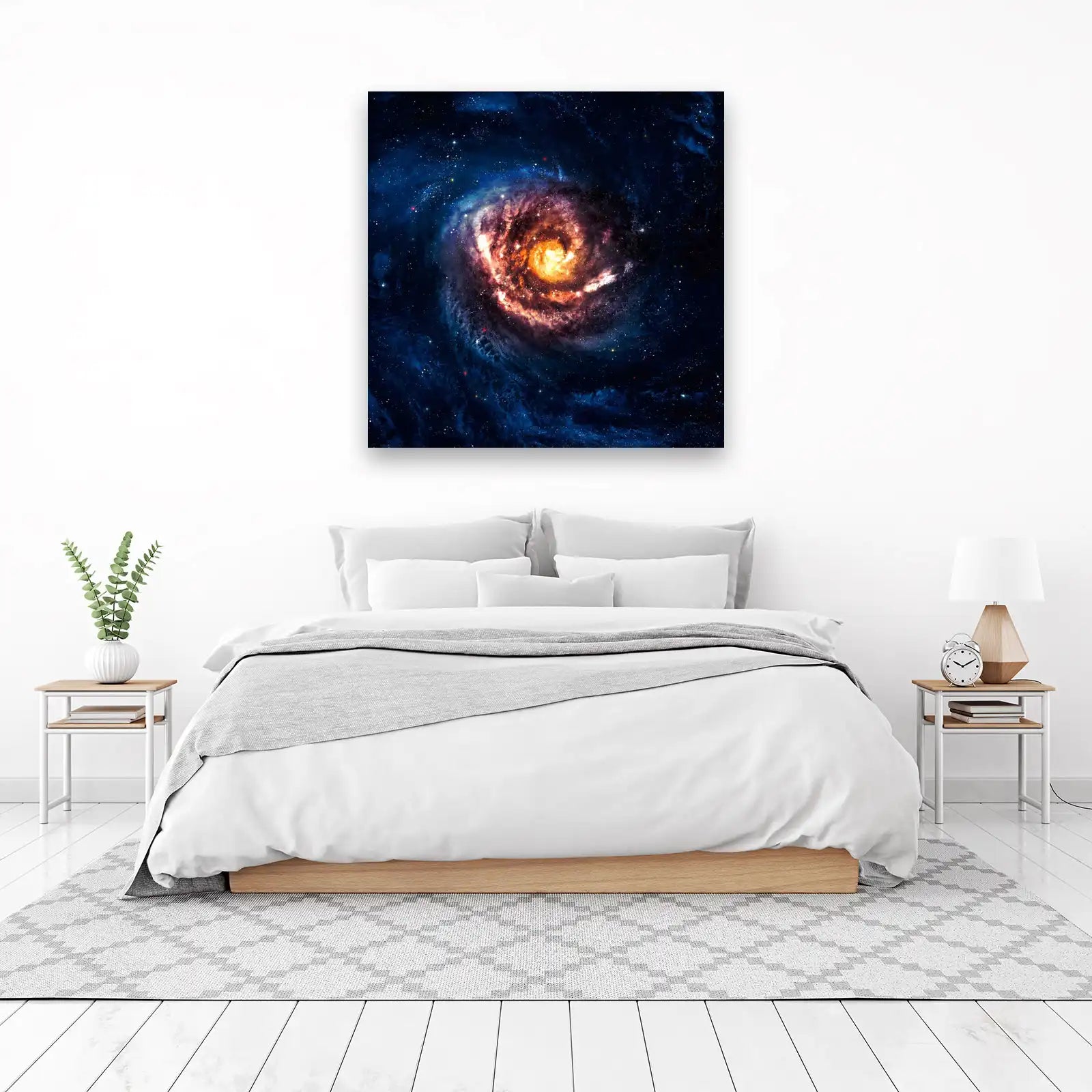 Stunning Galaxy Spiral Wall Art - Space Art