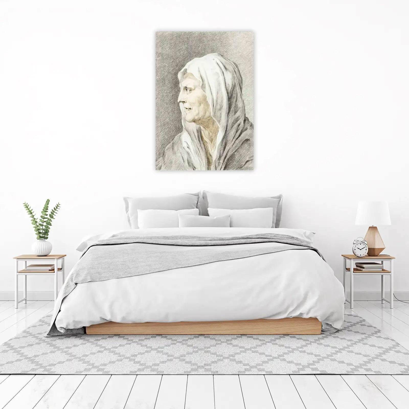 Timeless Serenity Portrait Wall Art
