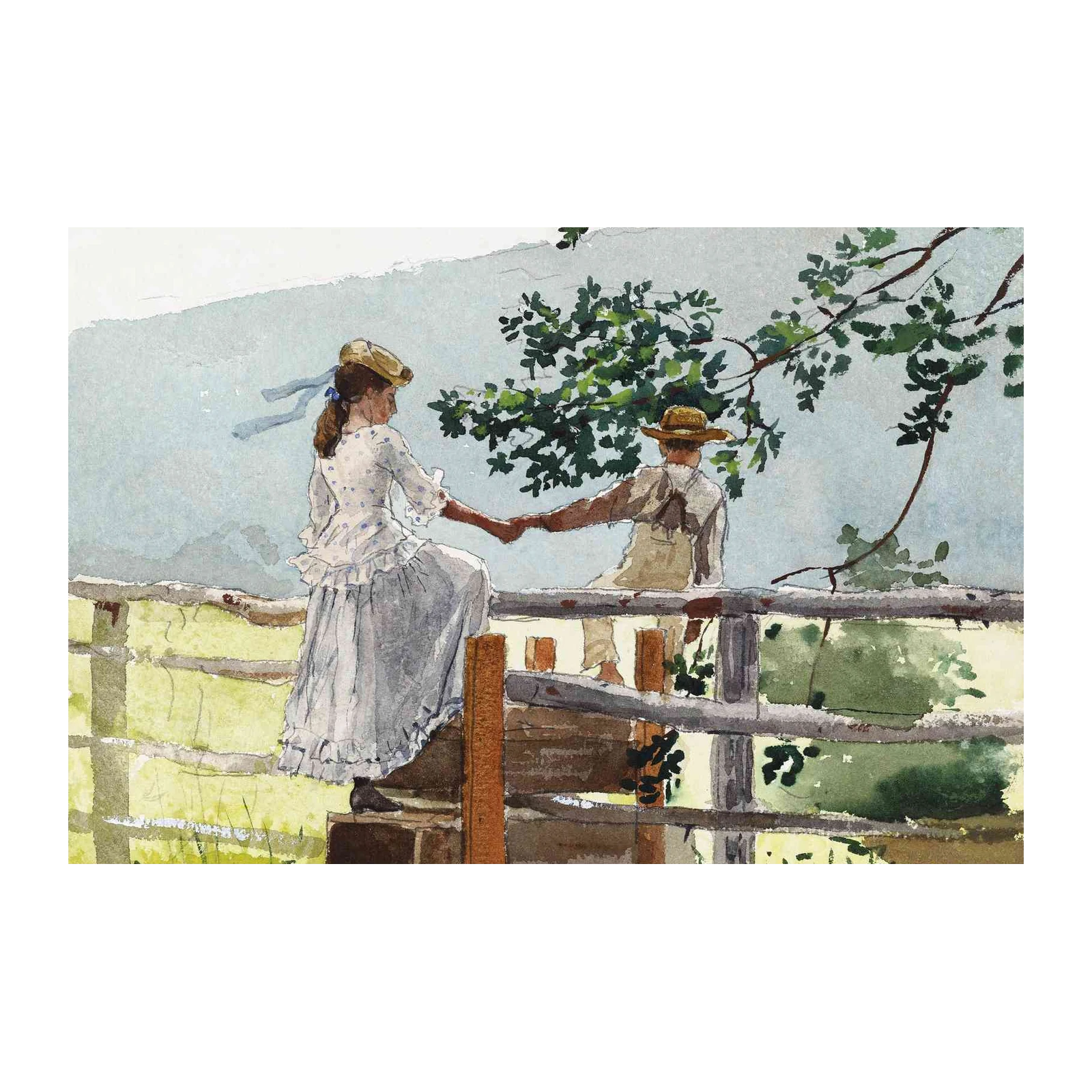 Charming Summer Romance Wall Art