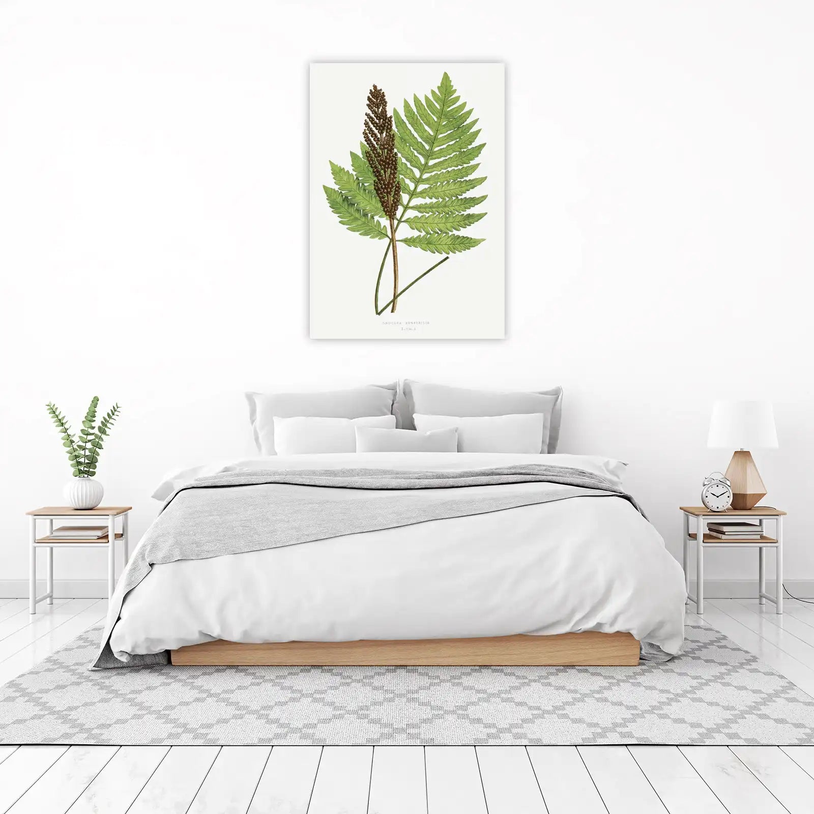 Vintage Fern Botanical Art Wall Art
